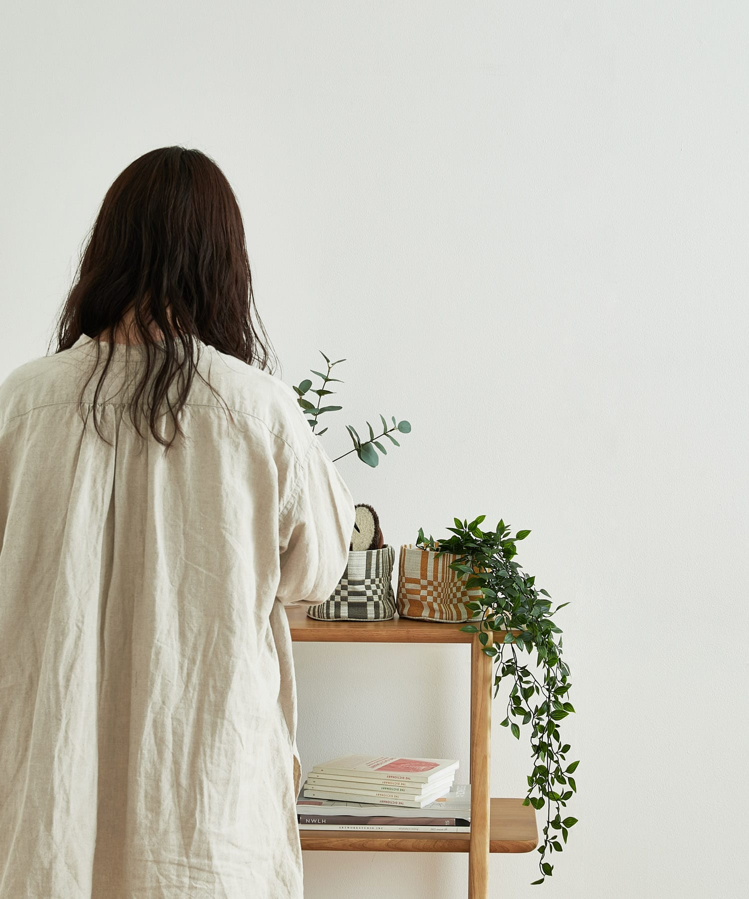 JOHANNA GULLICHSEN　Fabric Basket XS Doris Ochre XS