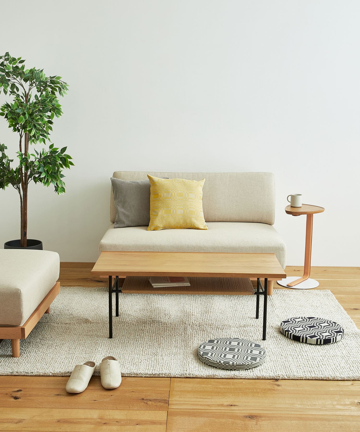 JOHANNA GULLICHSEN　ZippedCushionCover Doris Straw -