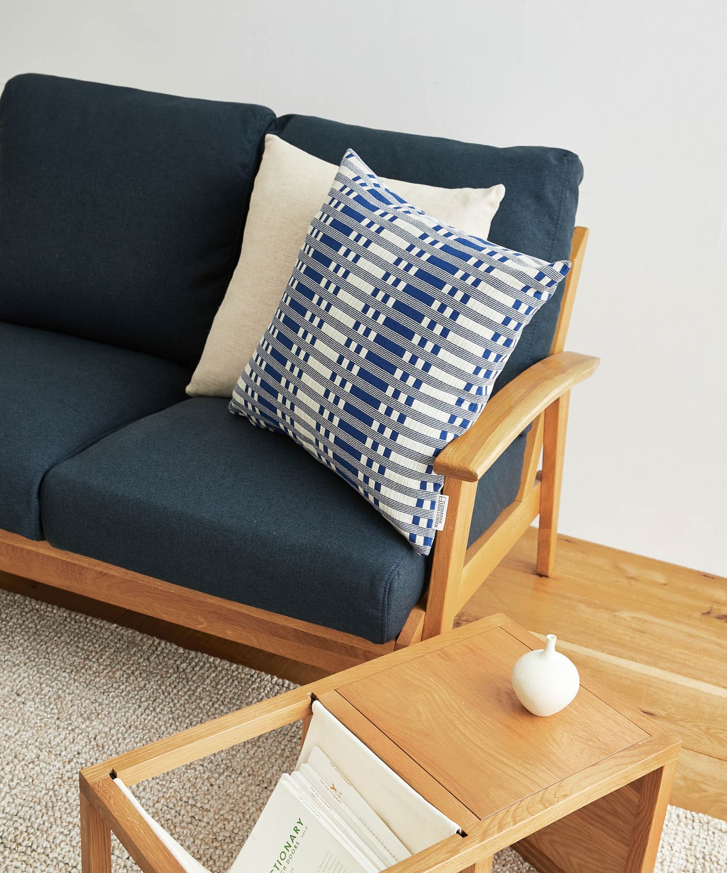 JOHANNA GULLICHSEN　ZippedCushionCover Titho Blue -
