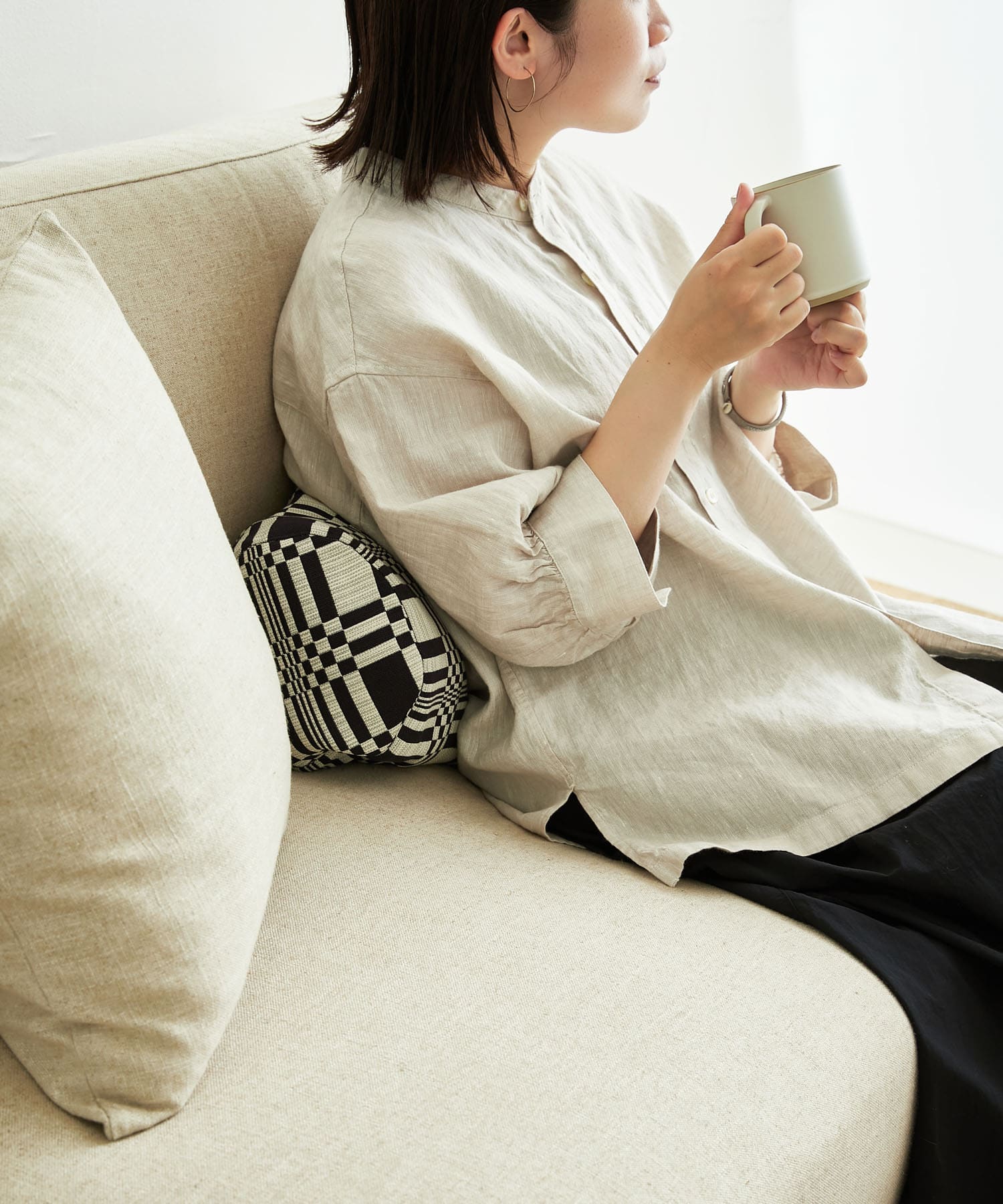JOHANNA GULLICHSEN　TubeCushionCover Doris Black -