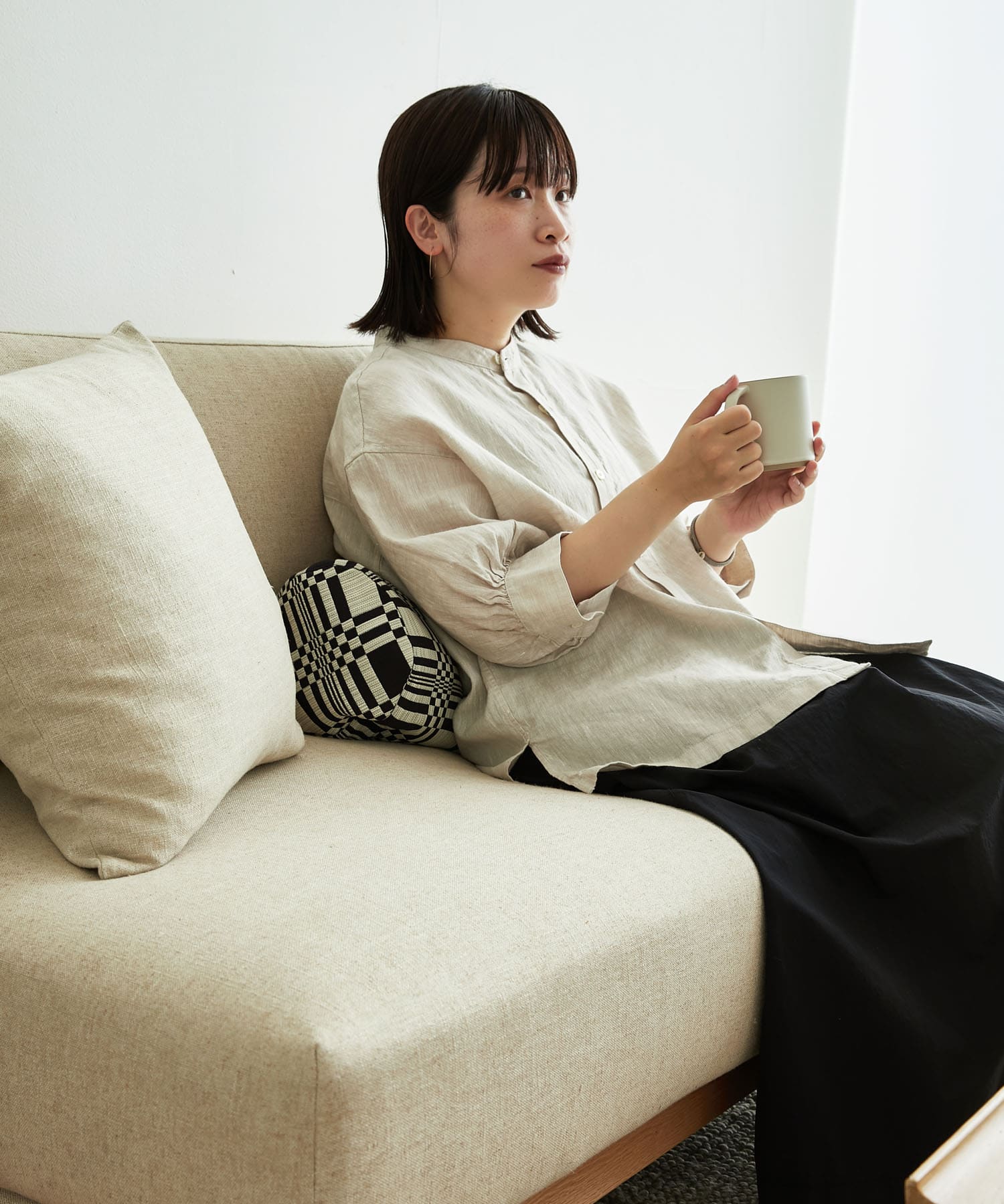 JOHANNA GULLICHSEN　TubeCushionCover Doris Black -