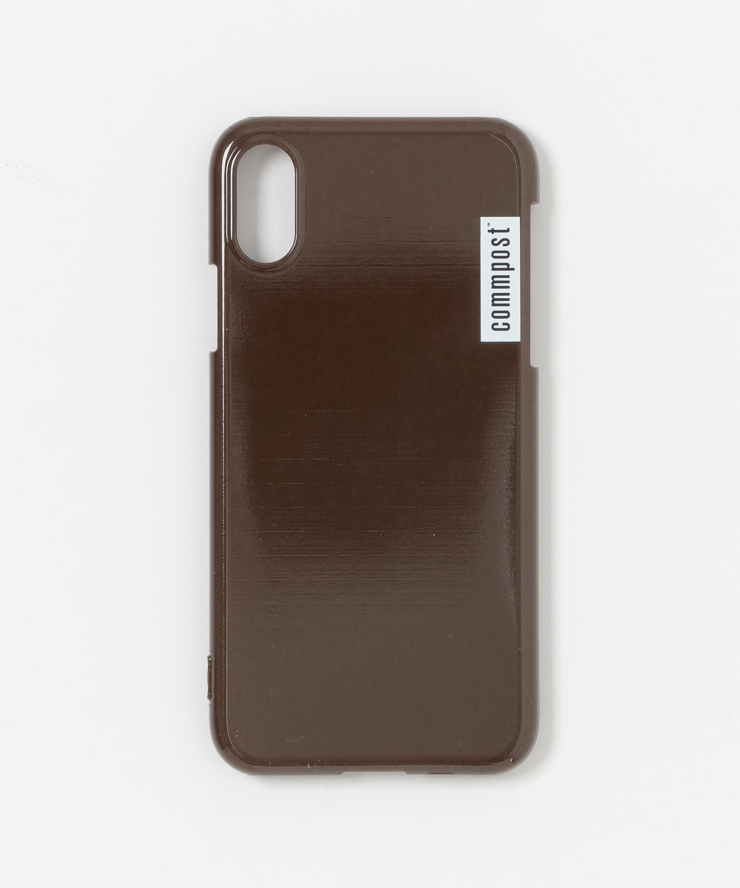 commpost　iPhoneX XS CASE commpost Brown -