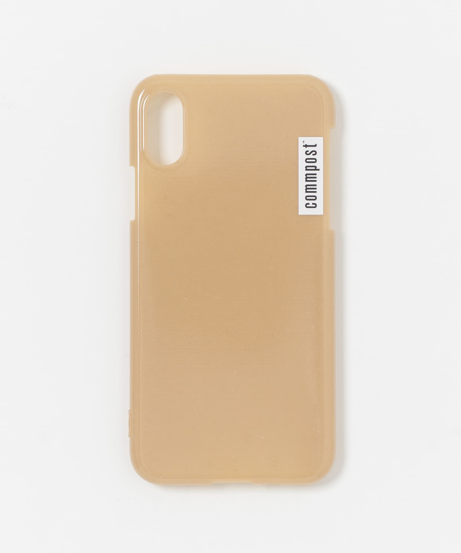 commpost　iPhoneX XS CASE commpost Beige -