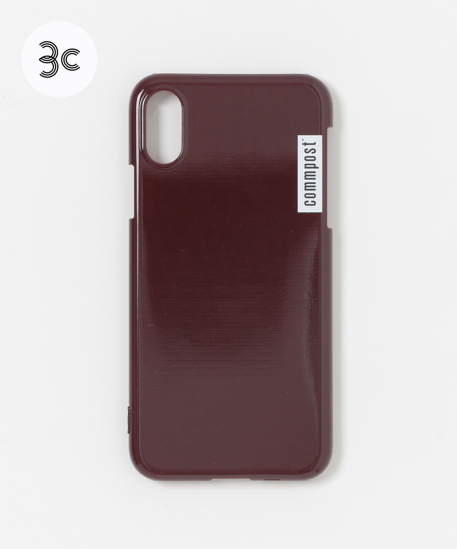 commpost　iPhoneX XS CASE commpost Wine -