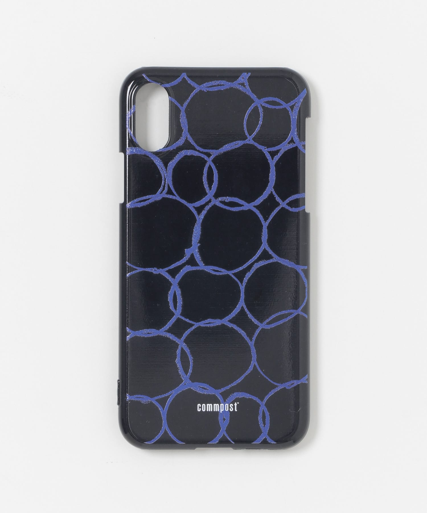 commpost　iPhoneX XS CASE maru Navy -