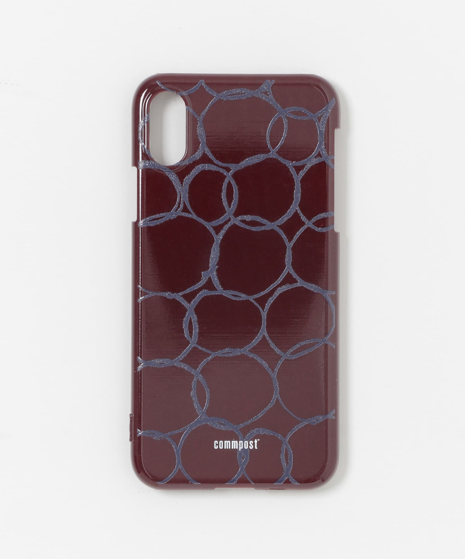 commpost　iPhoneX XS CASE maru Wine -