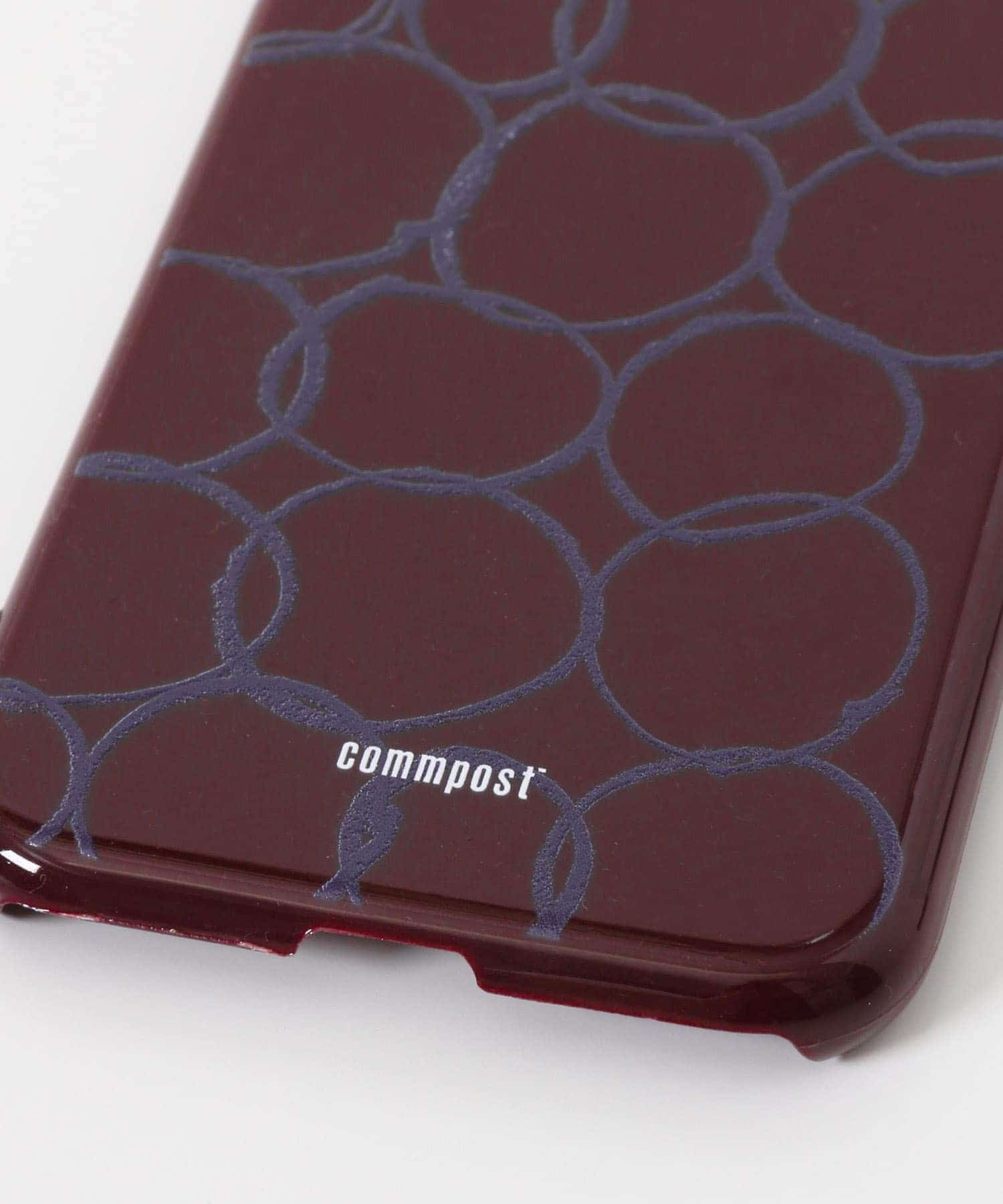 commpost　iPhoneX XS CASE maru Wine -