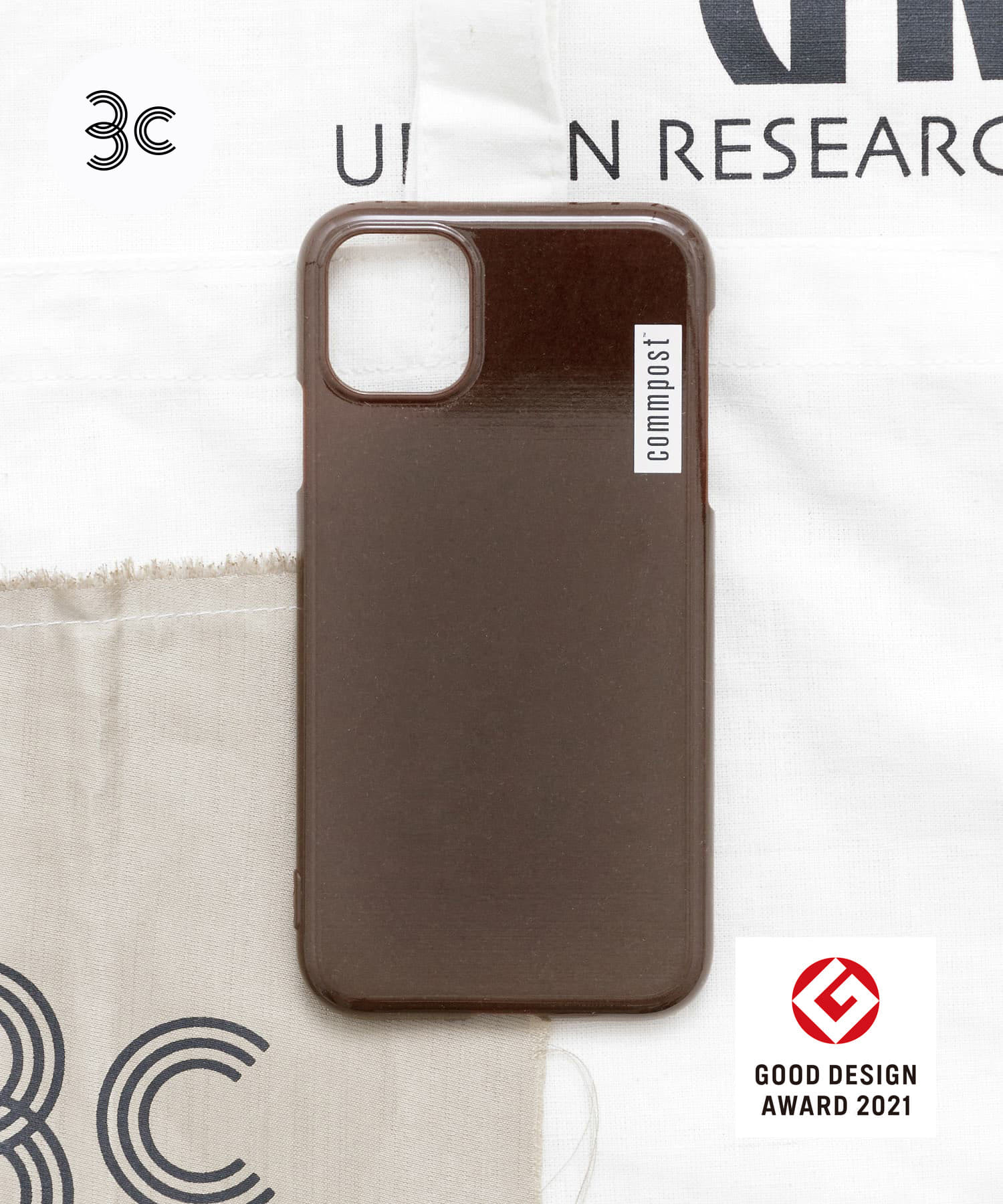 commpost　iPhoneXI CASE commpost Brown -