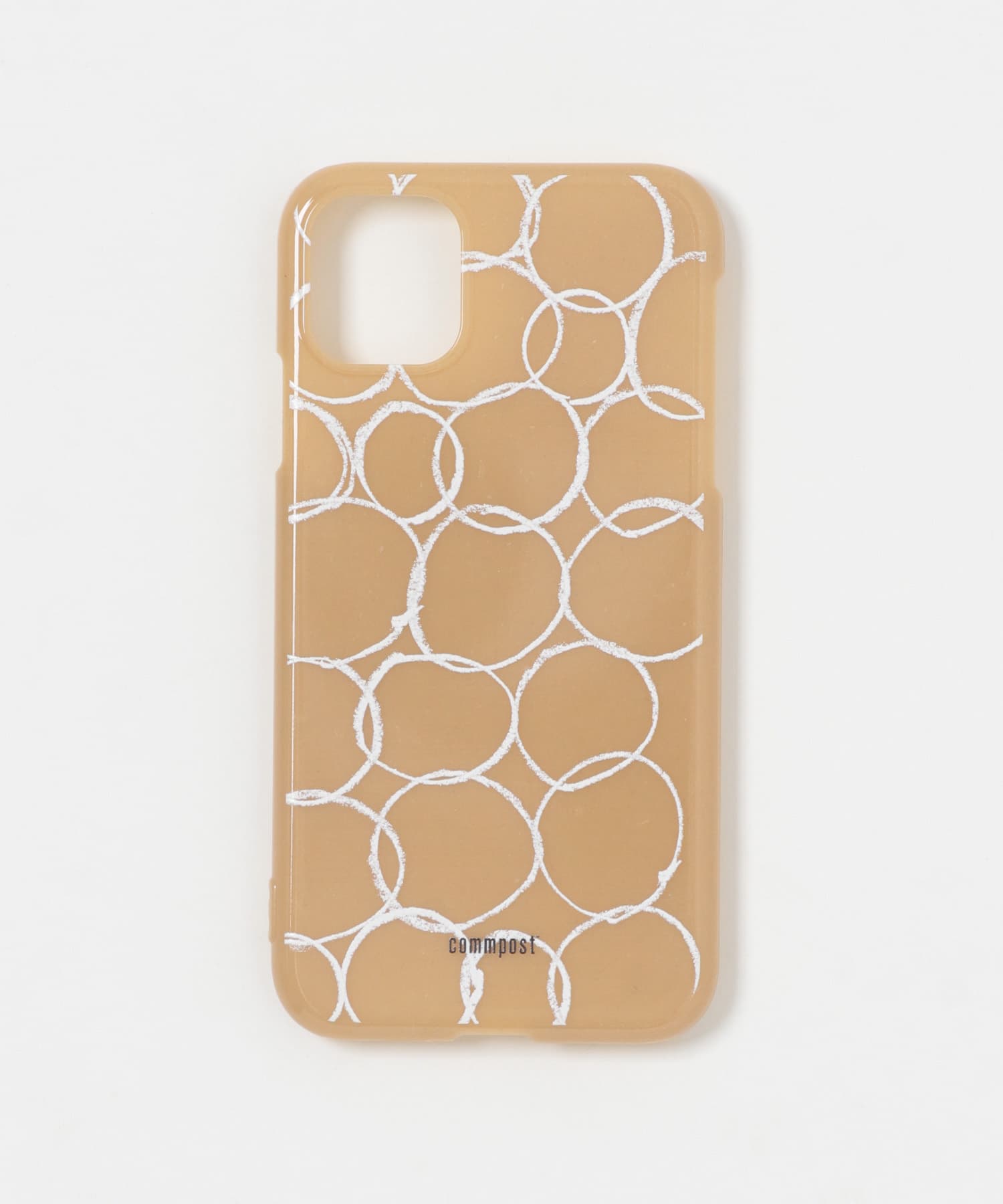 commpost　iPhoneXI CASE maru Beige -