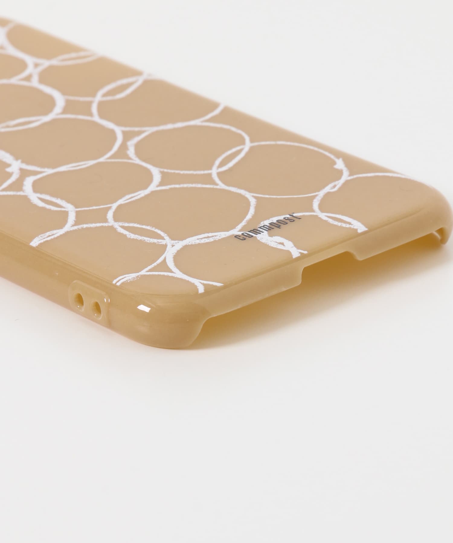 commpost　iPhoneXI CASE maru Beige -