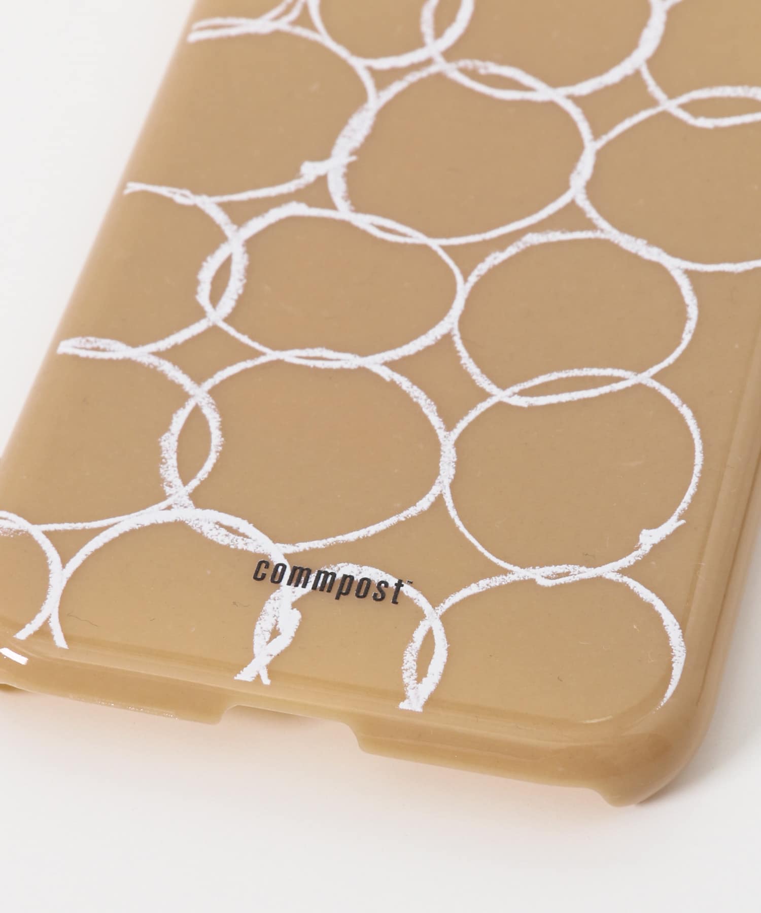 commpost　iPhoneXI CASE maru Beige -