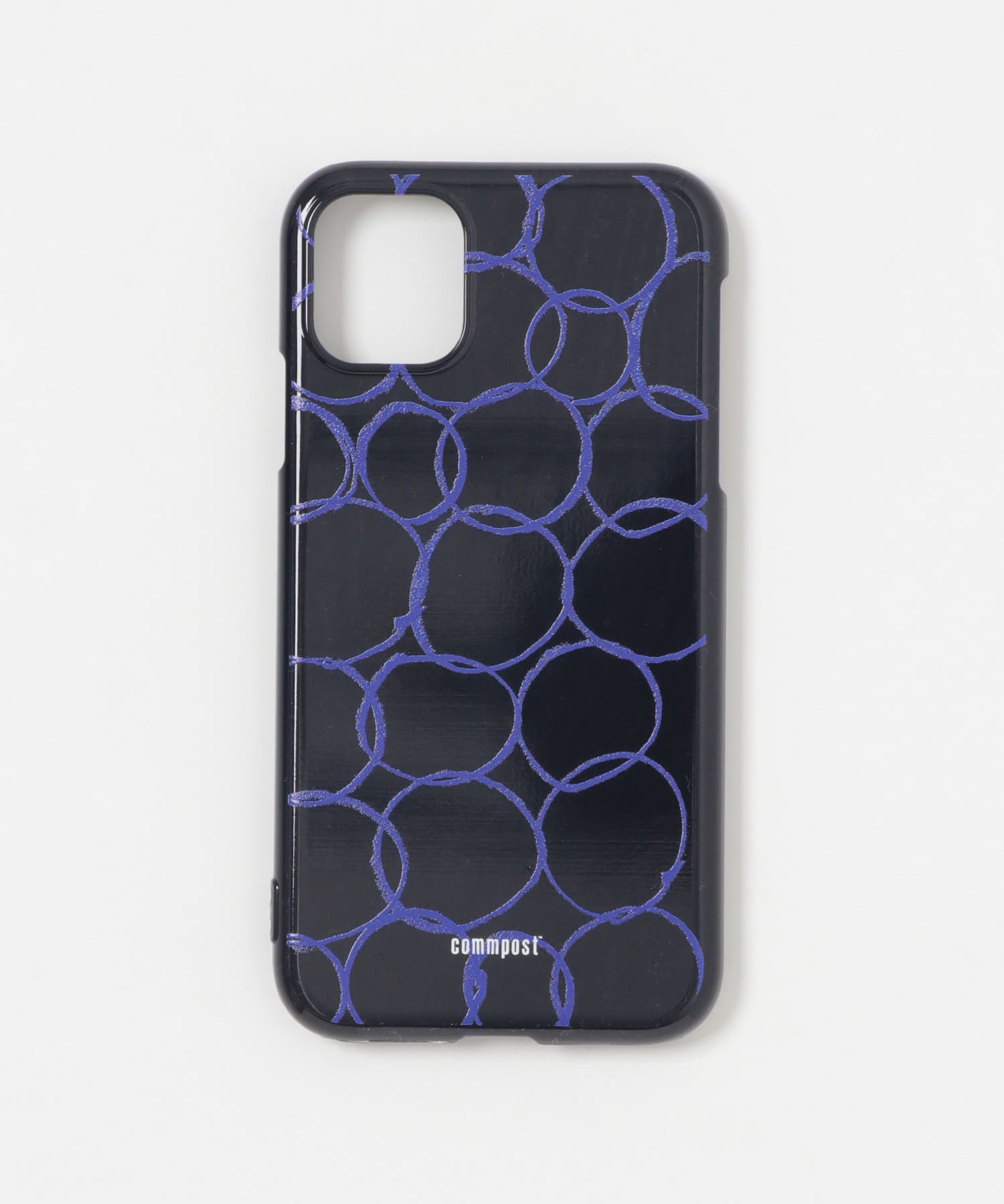 commpost　iPhoneXI CASE maru Navy -
