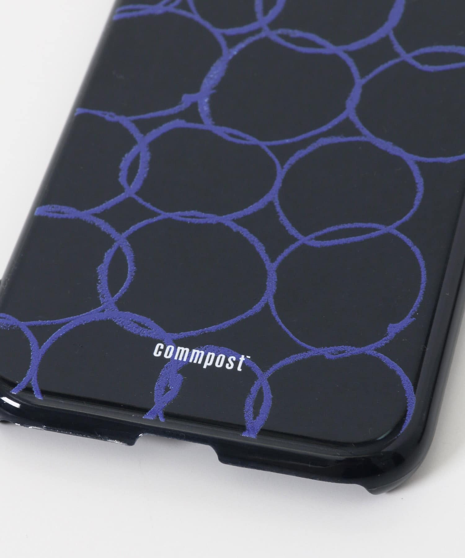 commpost　iPhoneXI CASE maru Navy -