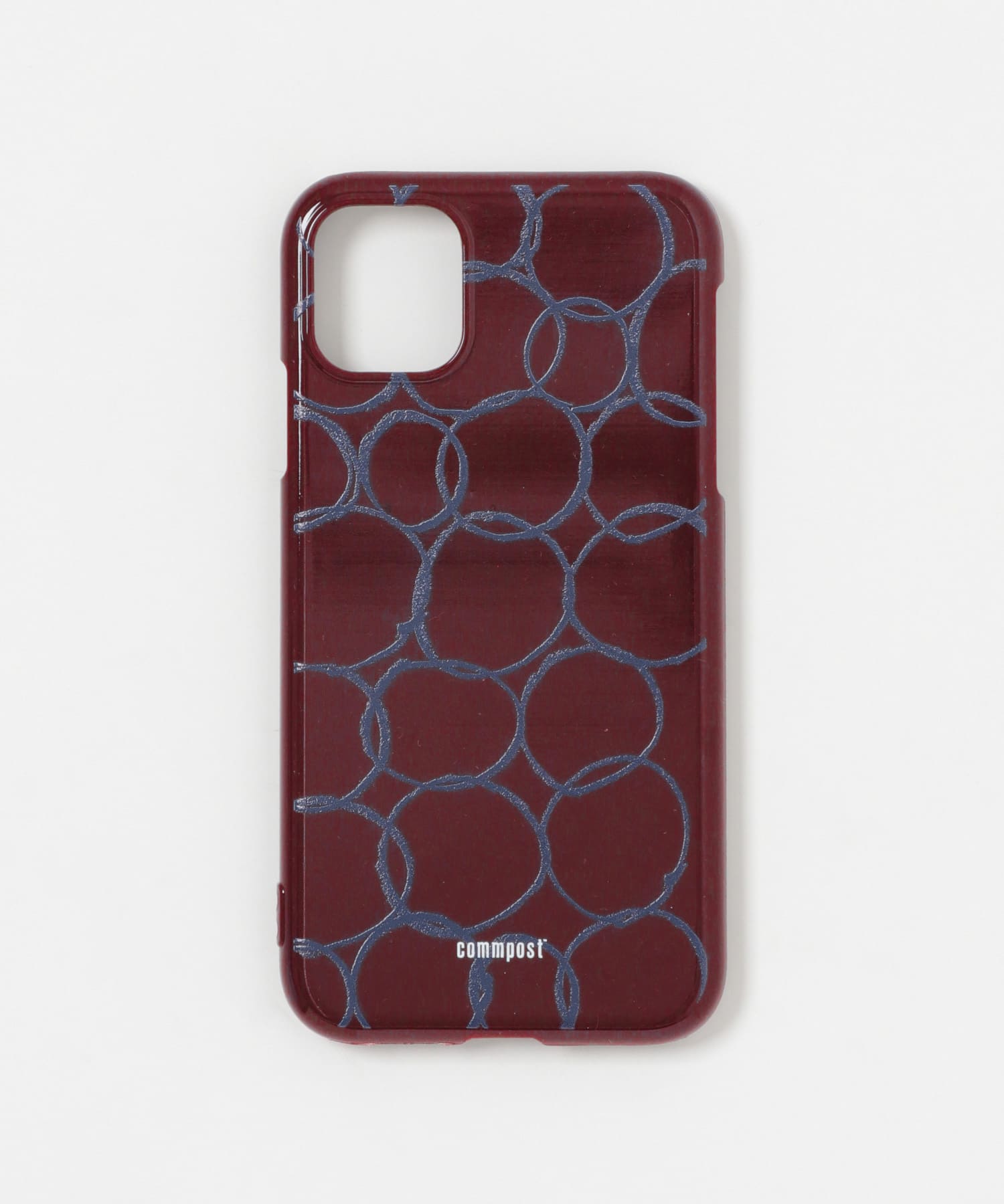commpost　iPhoneXI CASE maru Wine -