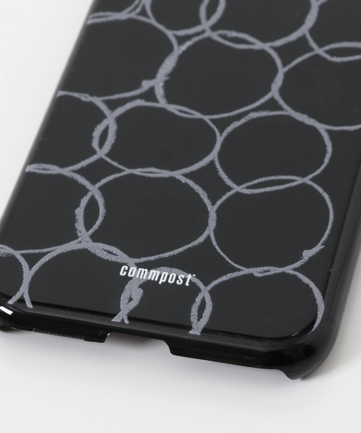 commpost　iPhoneXI CASE maru Black -