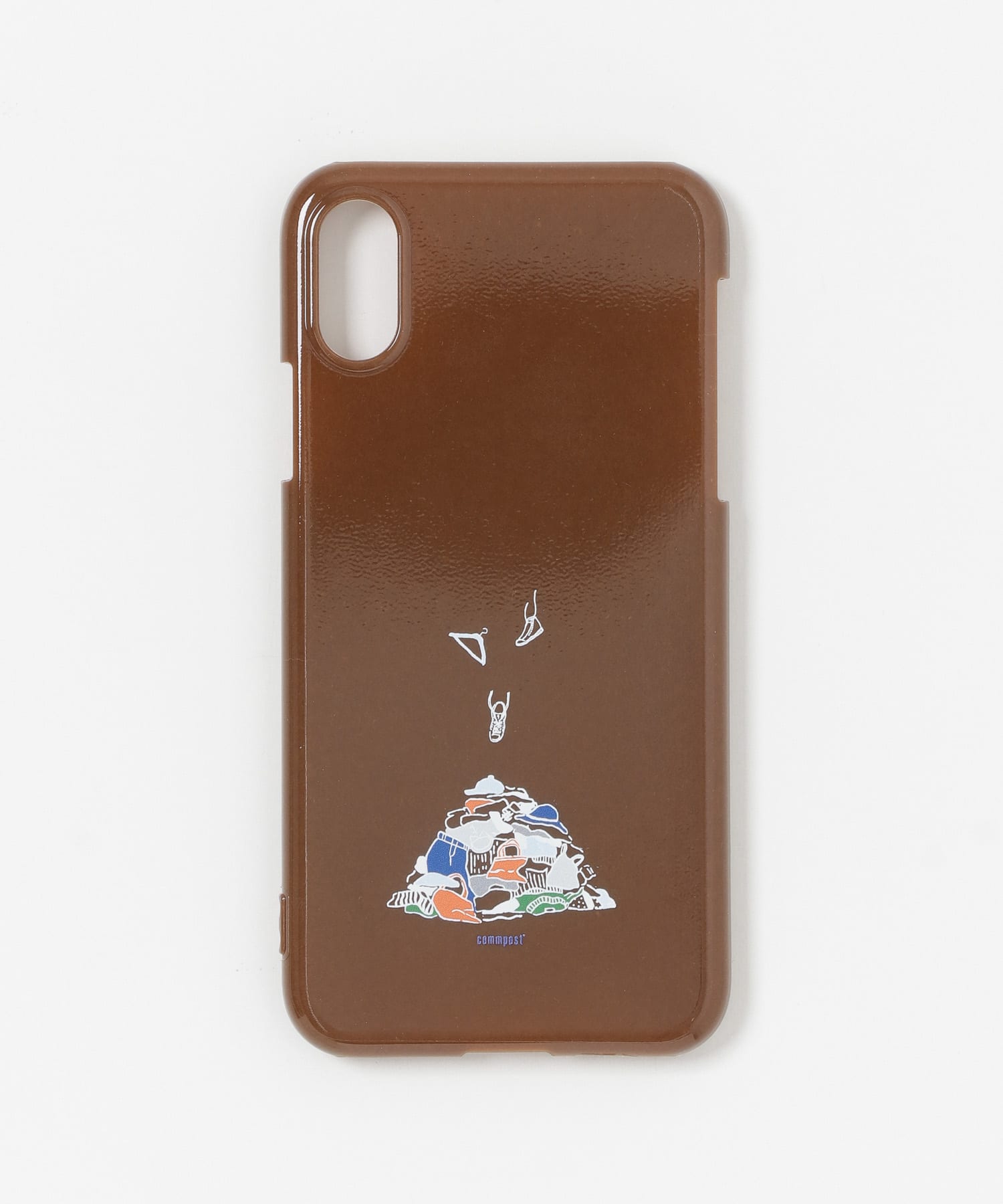commpost　iPhoneX XS CASE fuku Caramel -