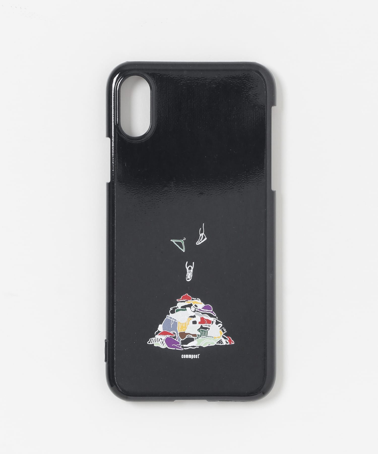 commpost　iPhoneX XS CASE fuku Navy -