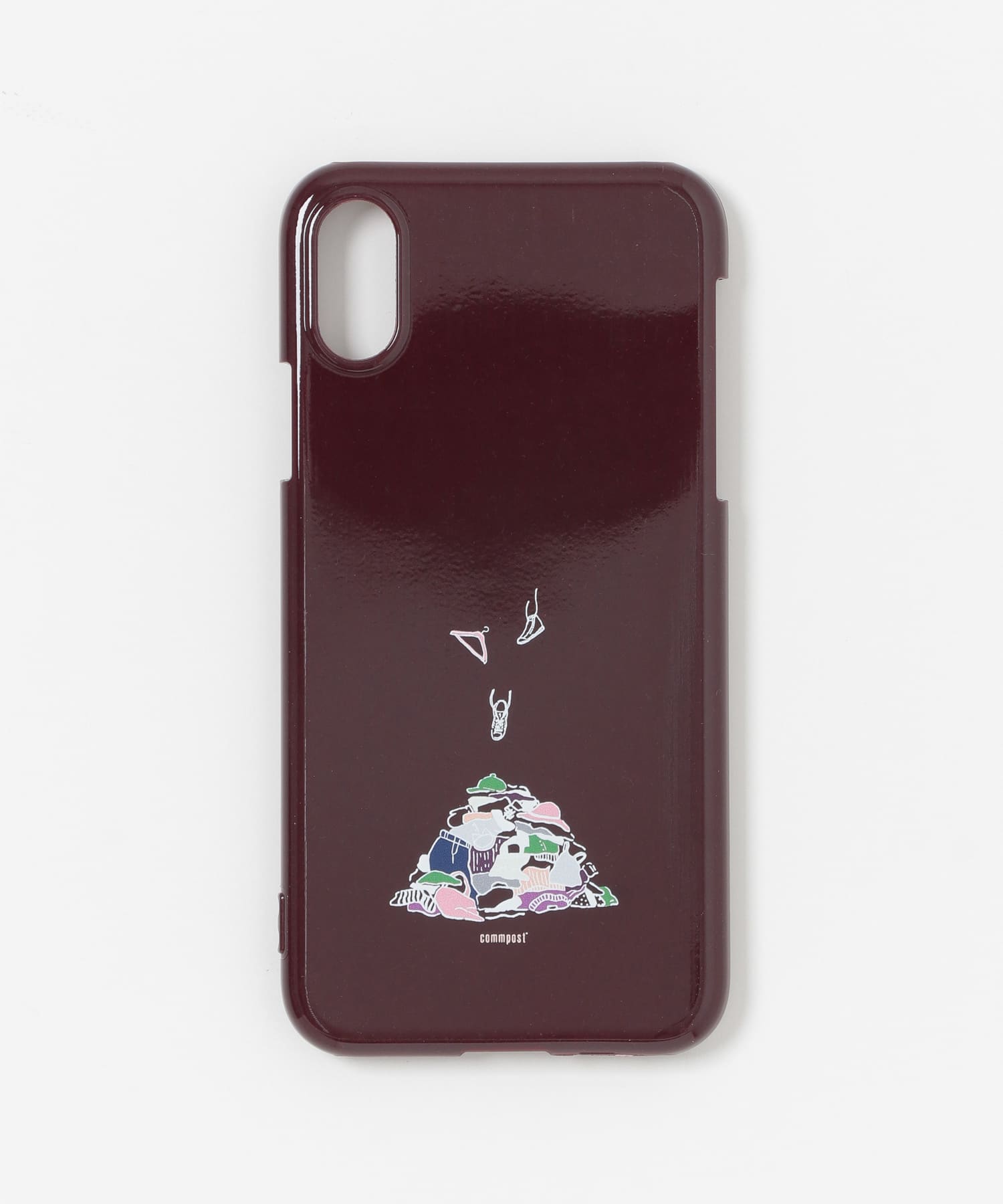 commpost　iPhoneX XS CASE fuku Wine -