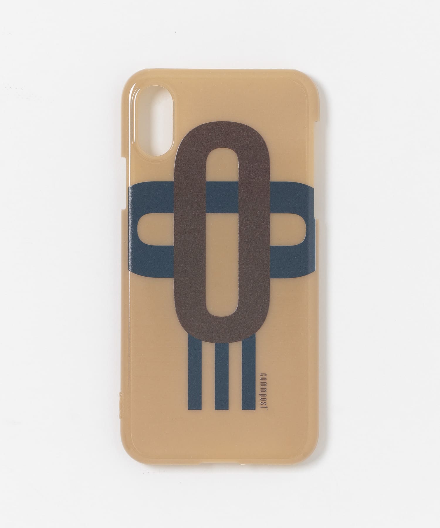 commpost　iPhoneX XS CASE moji Beige -