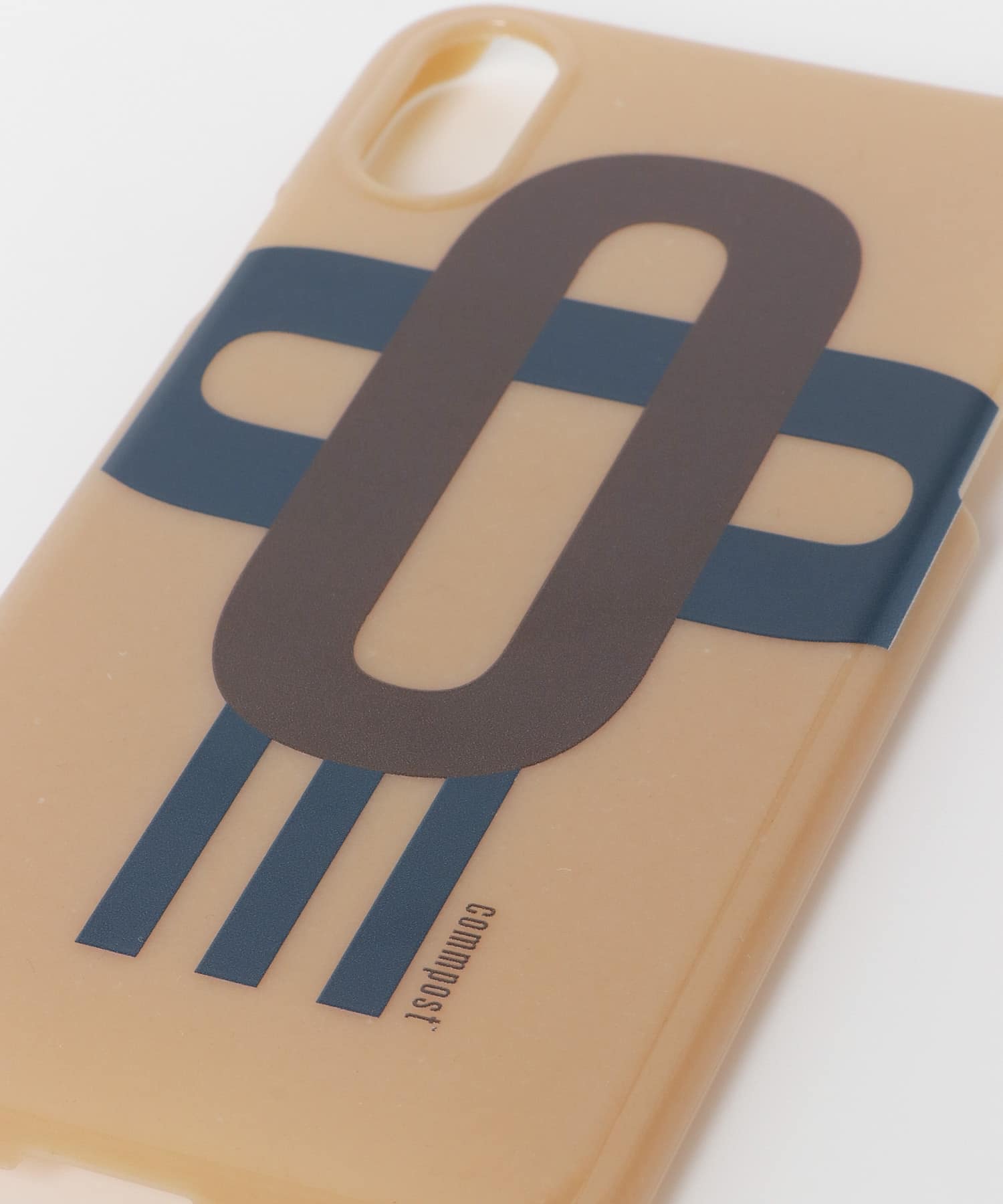 commpost　iPhoneX XS CASE moji Beige -