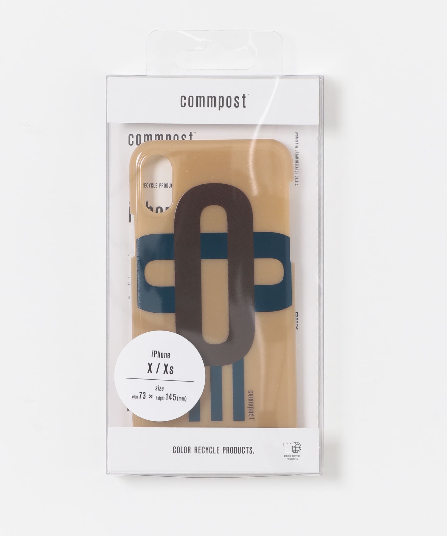 commpost　iPhoneX XS CASE moji Beige -
