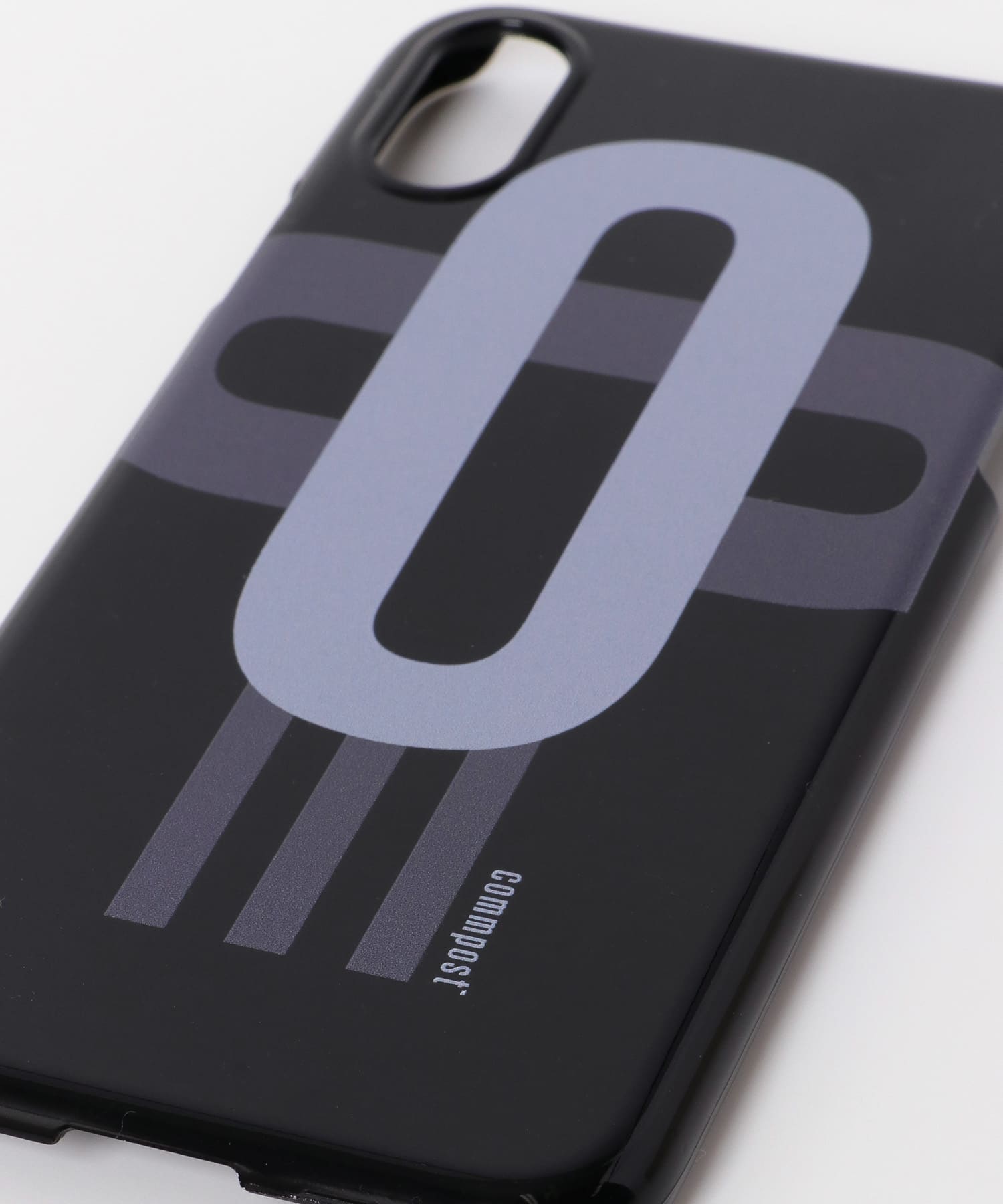 commpost　iPhoneX XS CASE moji Black -