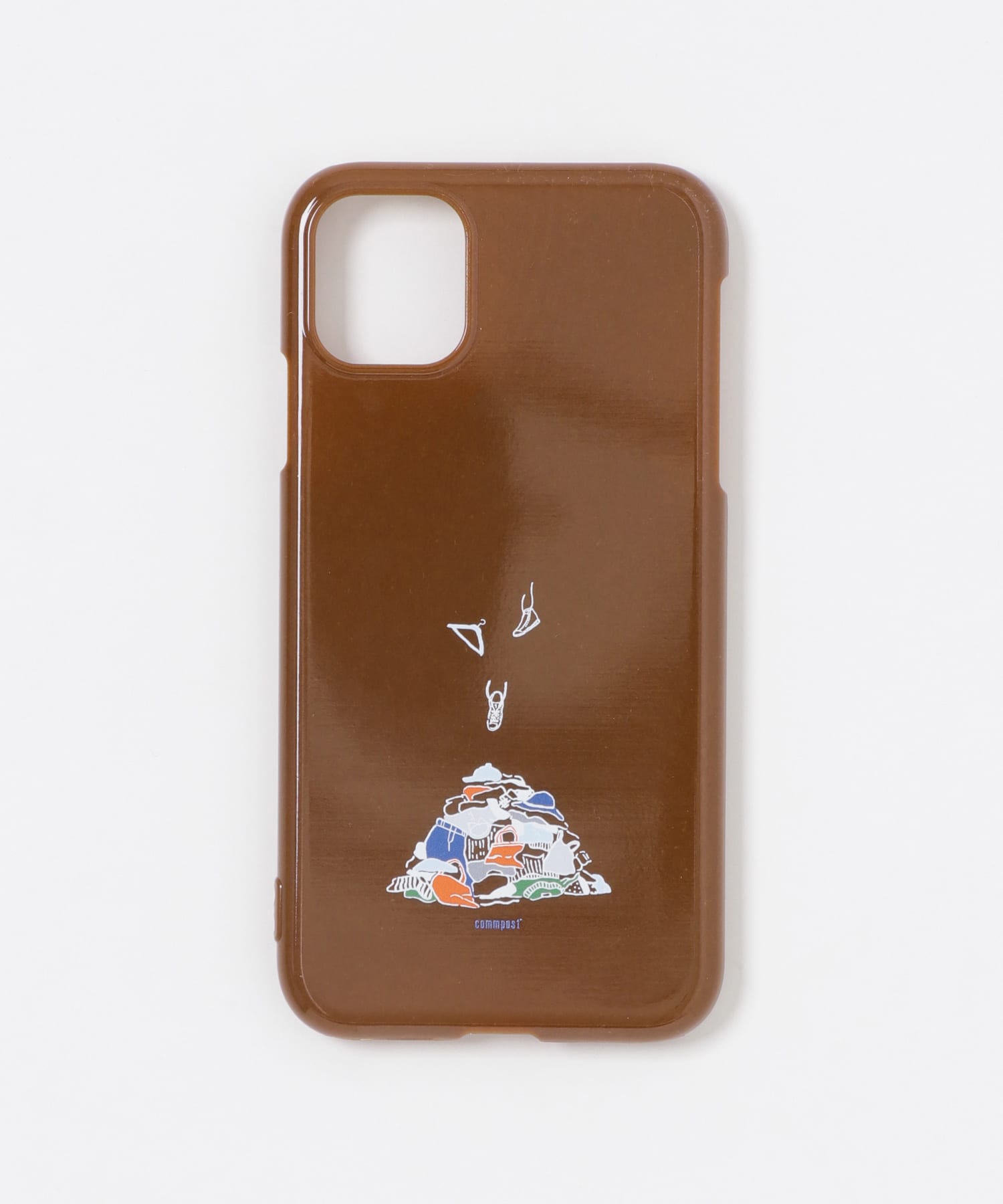 commpost　iPhoneXI CASE fuku Caramel -