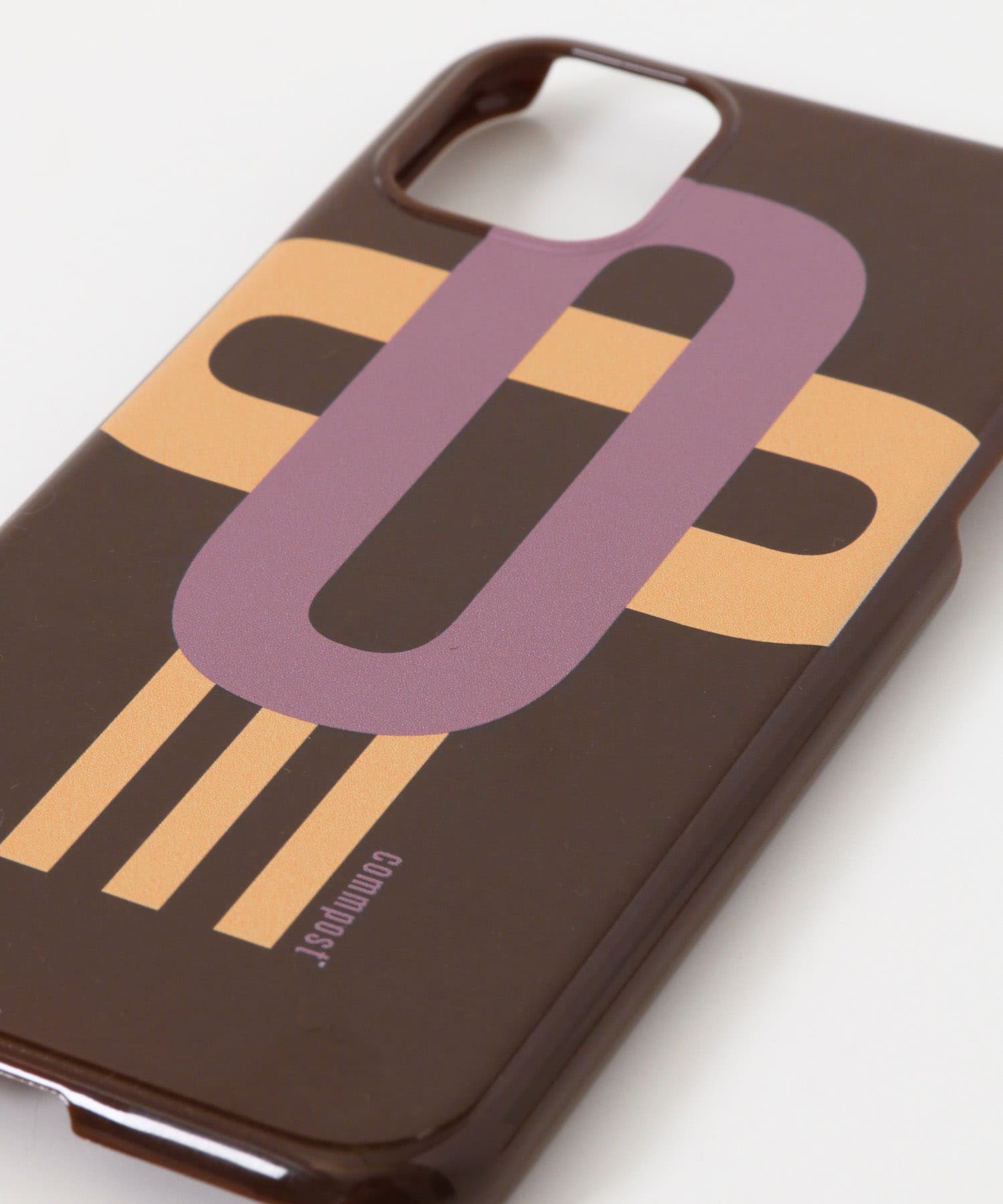 commpost　iPhoneXI CASE moji Brown -