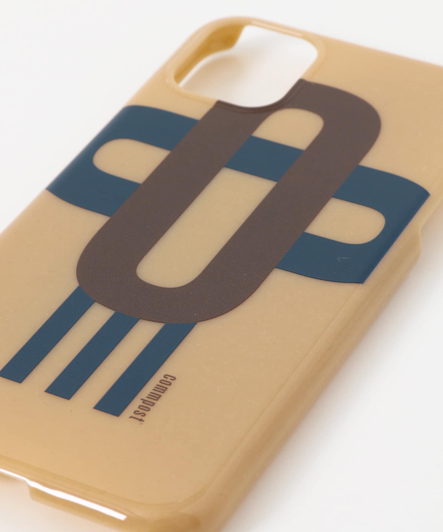commpost　iPhoneXI CASE moji Beige -