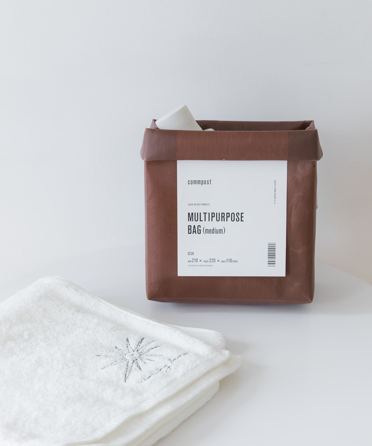 commpost　MULTIPURPOSE BAG M Brown M