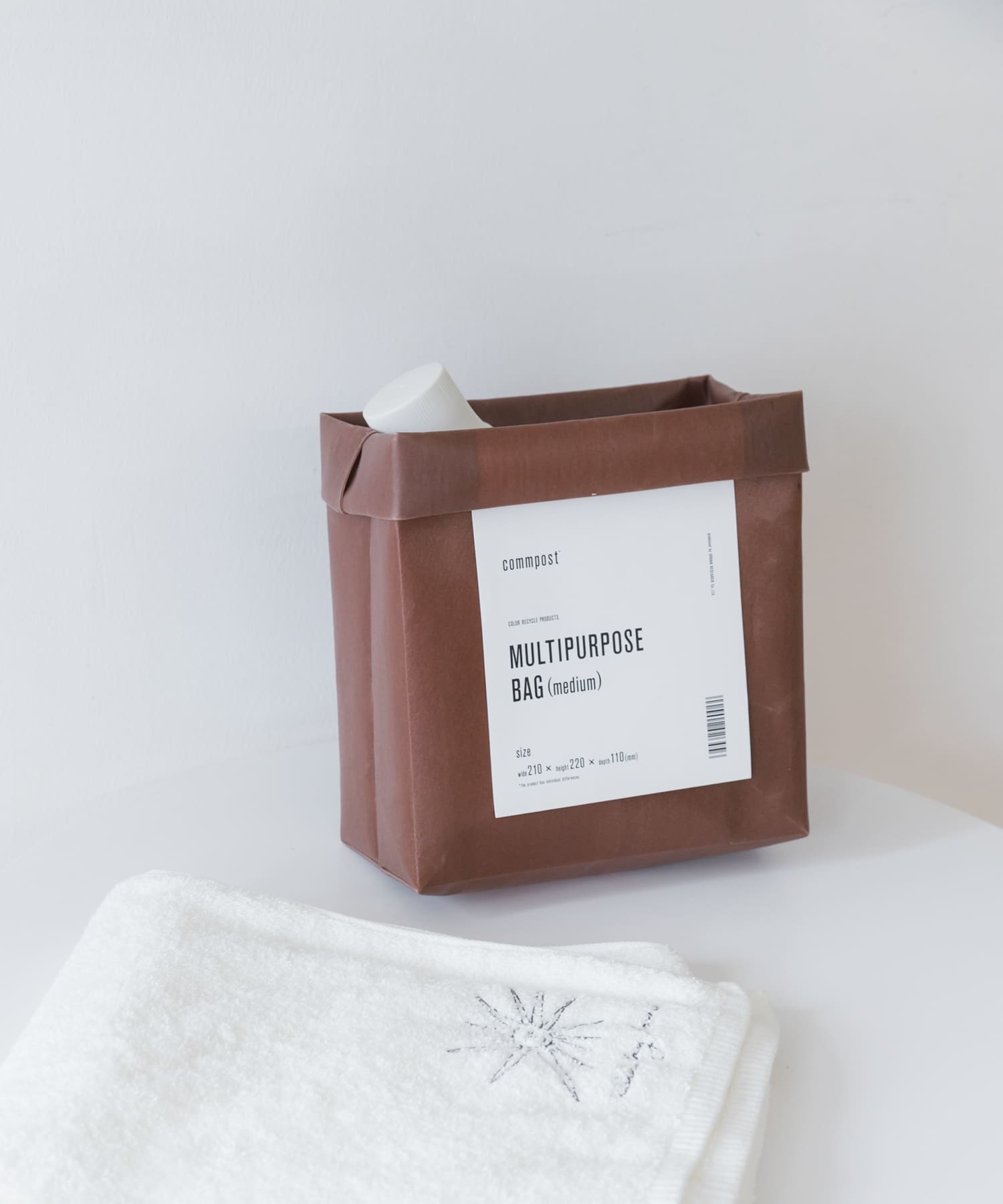 commpost　MULTIPURPOSE BAG M Brown M