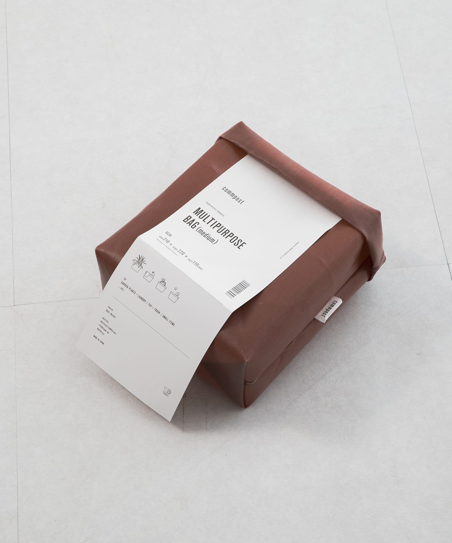 commpost　MULTIPURPOSE BAG M Brown M