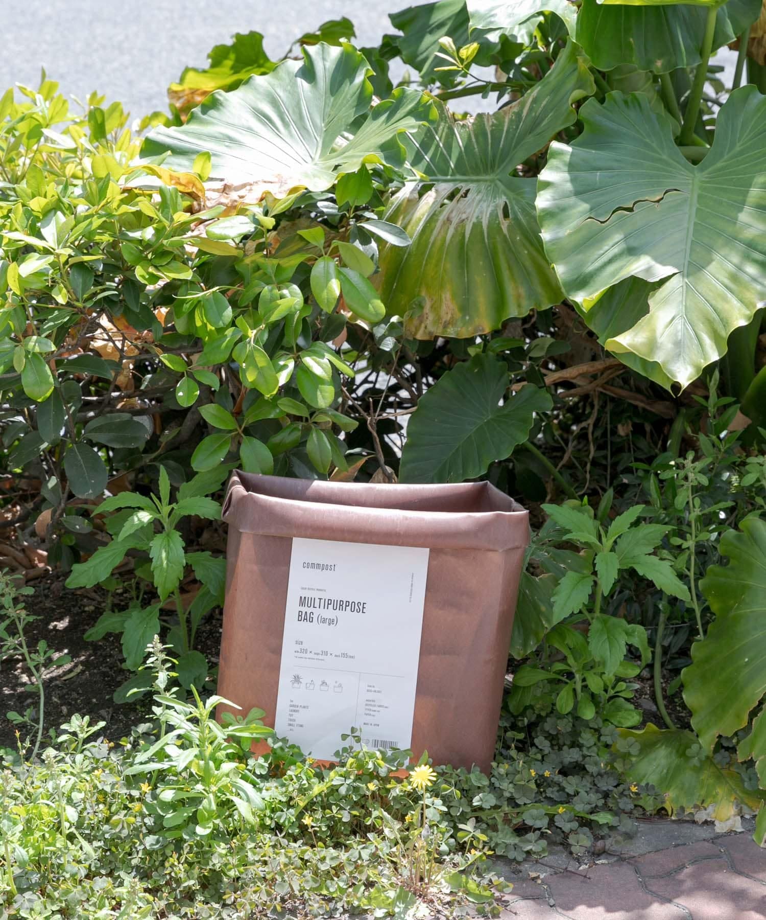 commpost　MULTIPURPOSE BAG L Brown L