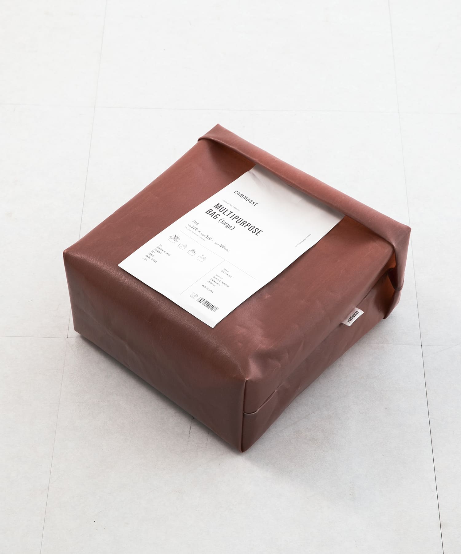 commpost　MULTIPURPOSE BAG L Brown L
