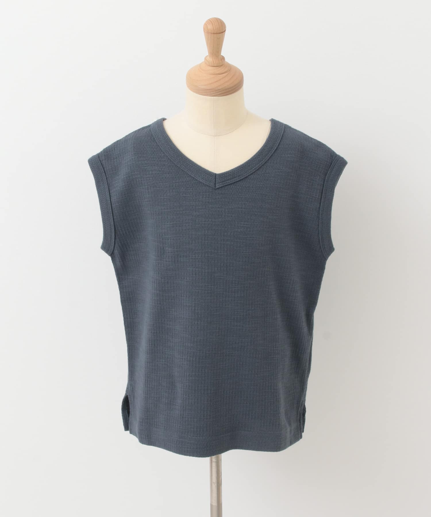 FORK&SPOON　ストライプサーマル2WAYカットソー(KIDS) S.BLUE 90