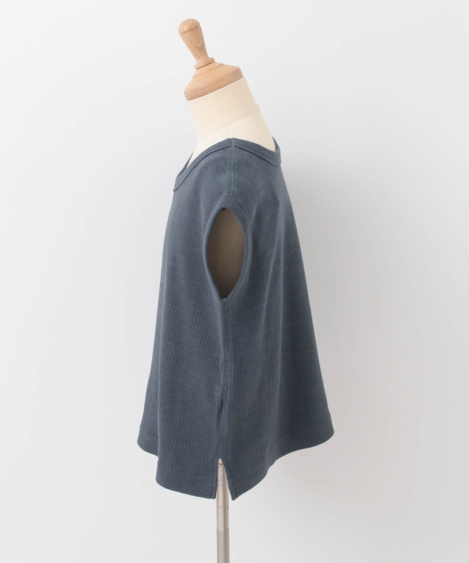 FORK&SPOON　ストライプサーマル2WAYカットソー(KIDS) S.BLUE 90