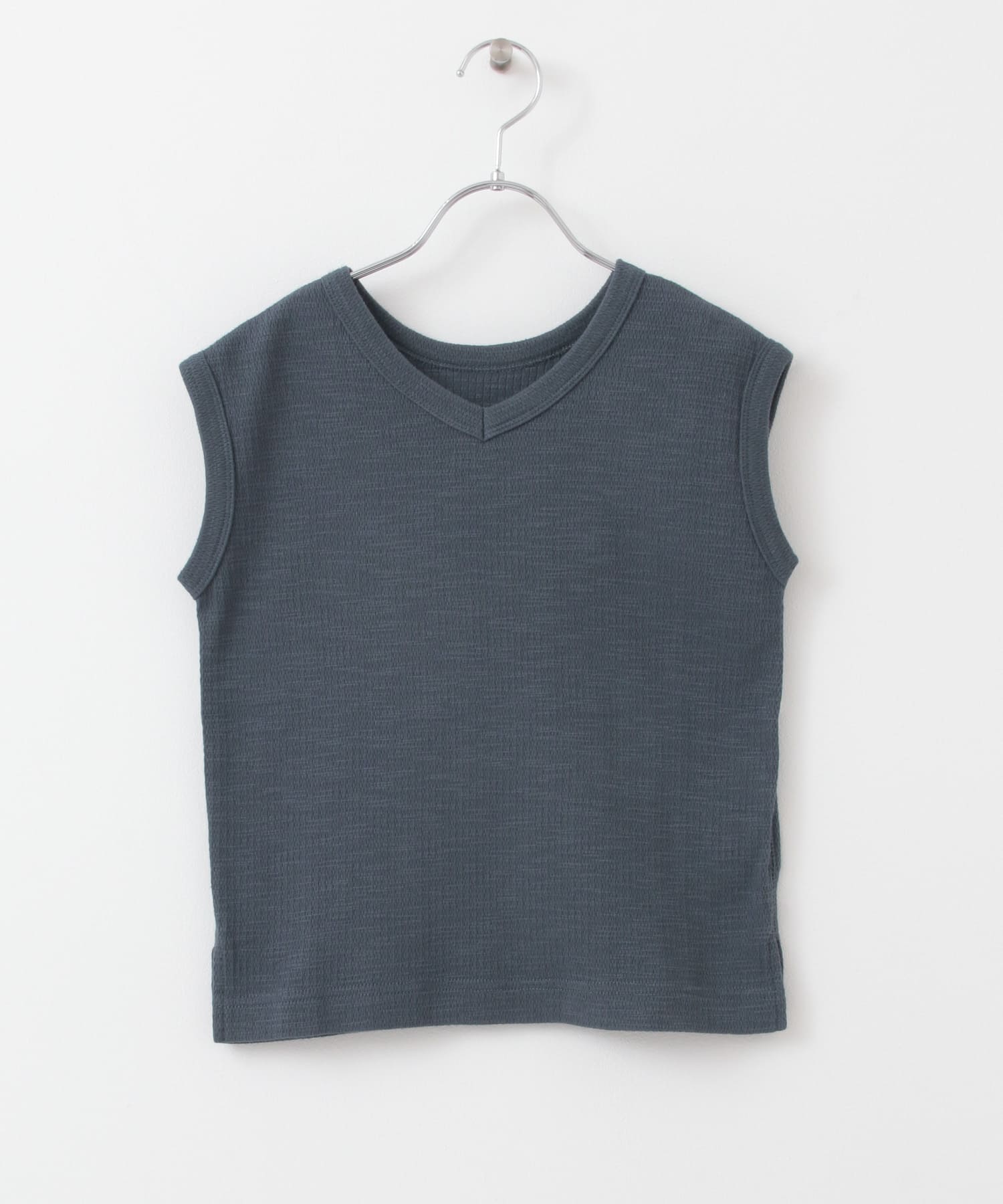 FORK&SPOON　ストライプサーマル2WAYカットソー(KIDS) S.BLUE 90