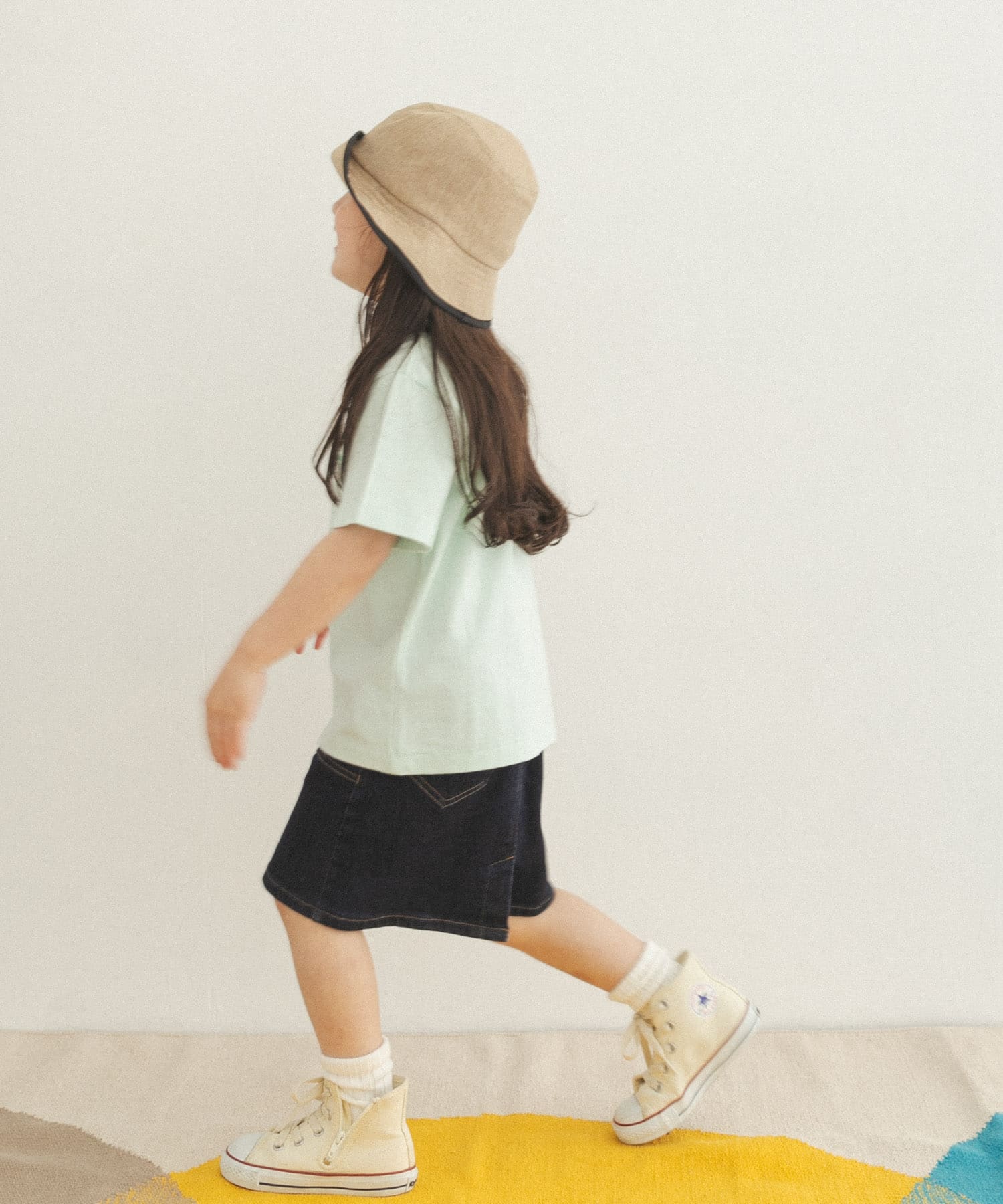 FORK&SPOON　クイックドライポケットTシャツ(KIDS) BLUE 105