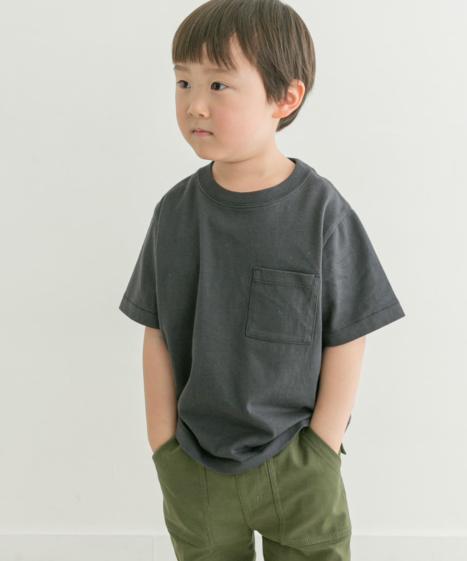 FORK&SPOON　クイックドライポケットTシャツ(KIDS)