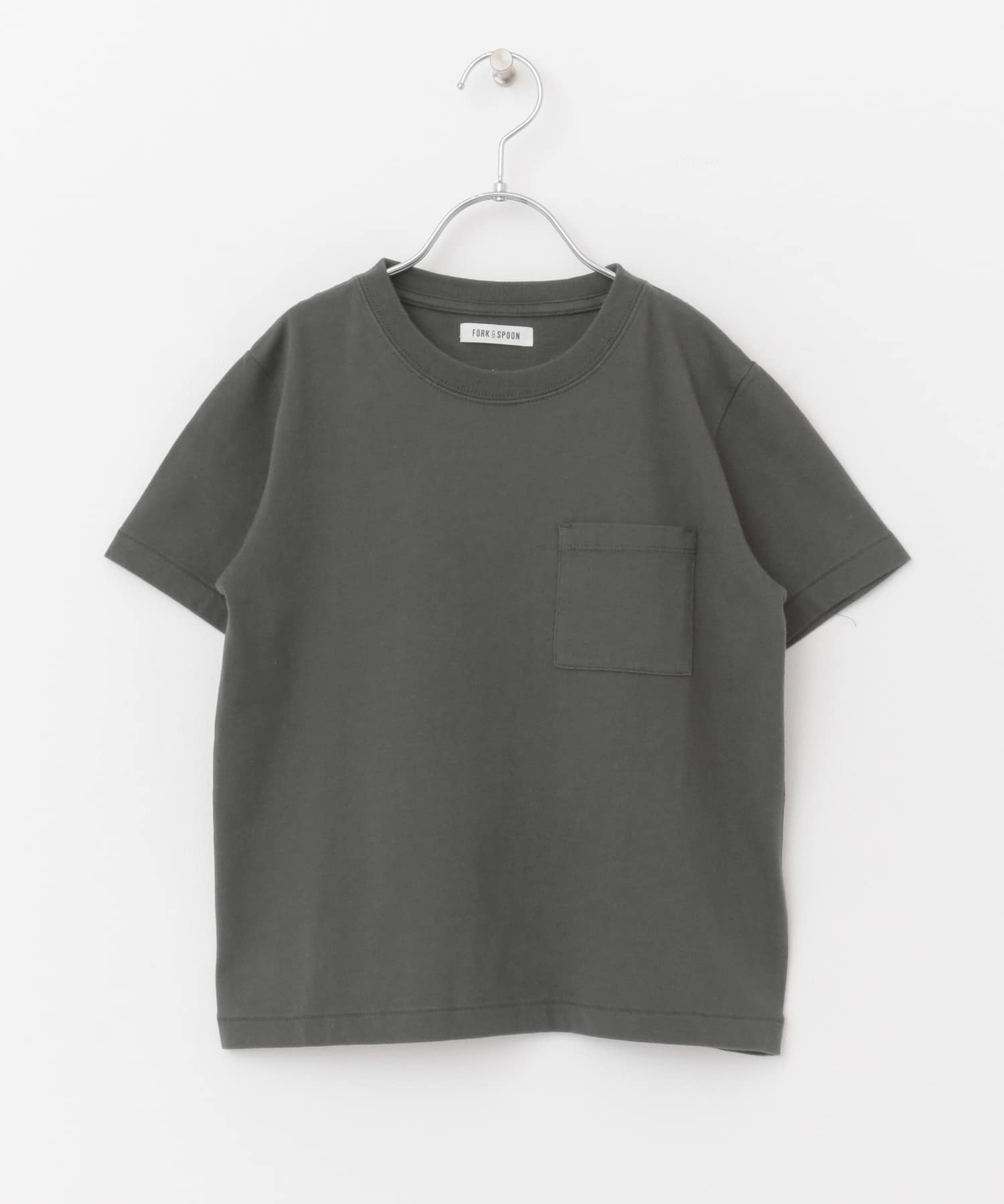 FORK&SPOON　クイックドライポケットTシャツ(KIDS) BLACK 120