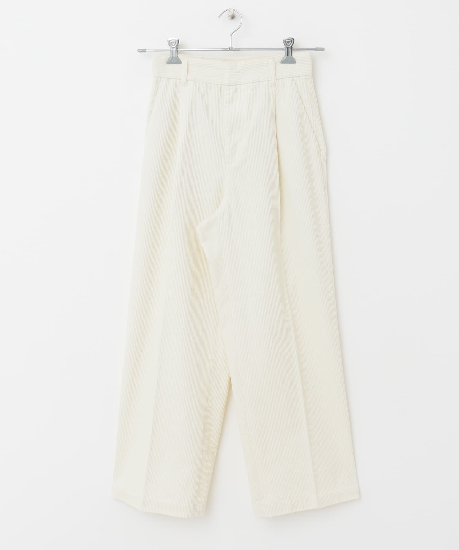 FORK&SPOON　コーデュロイパンツ IVORY 1