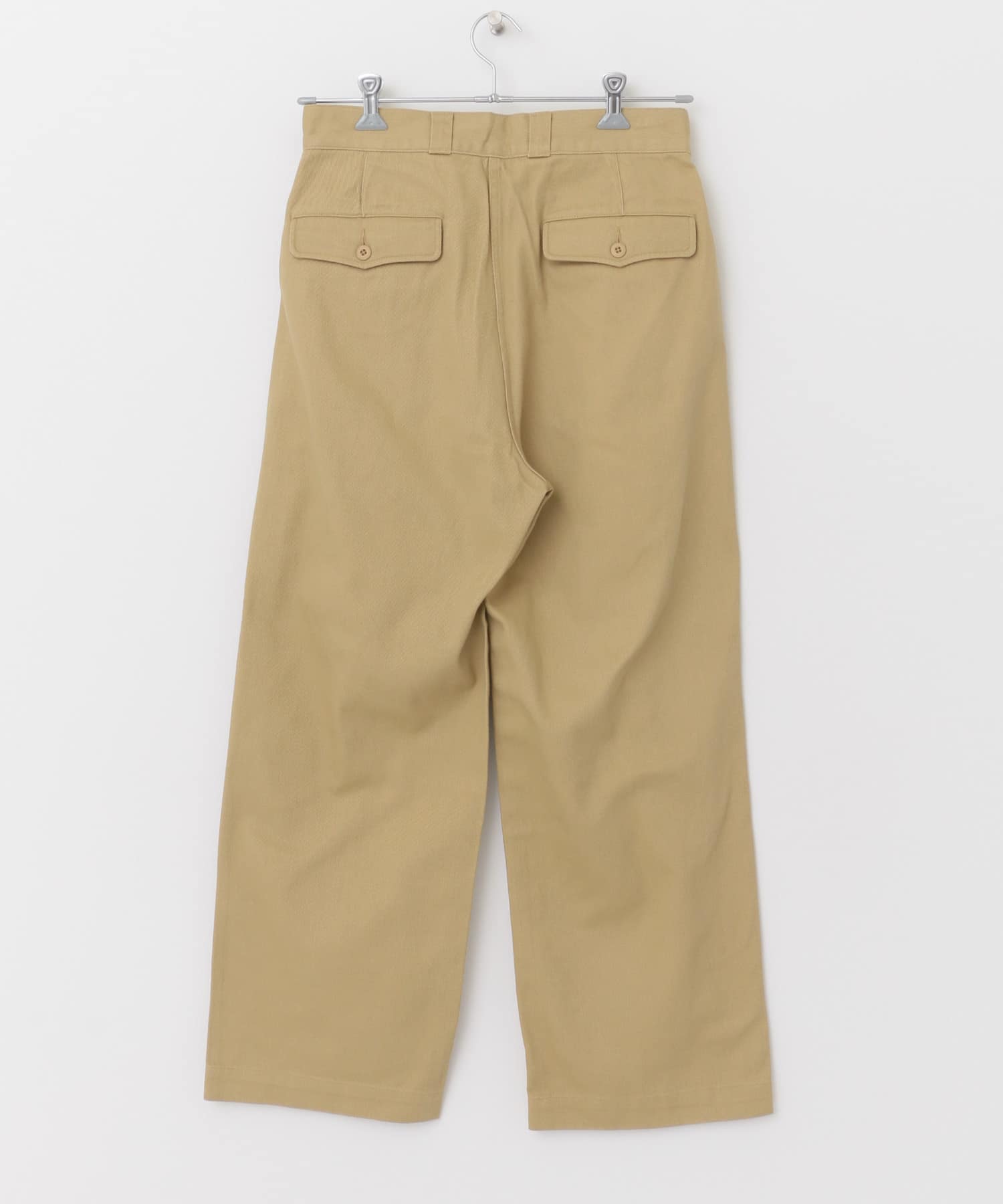 FORK&SPOON　ツータックチノパンツ BEIGE 4