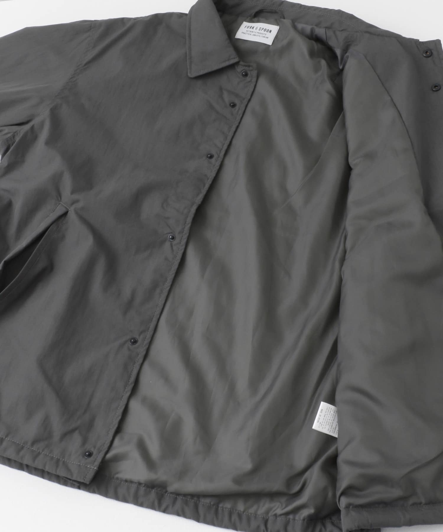 FORK&SPOON　パデットコーチジャケット DARK GRAY 4