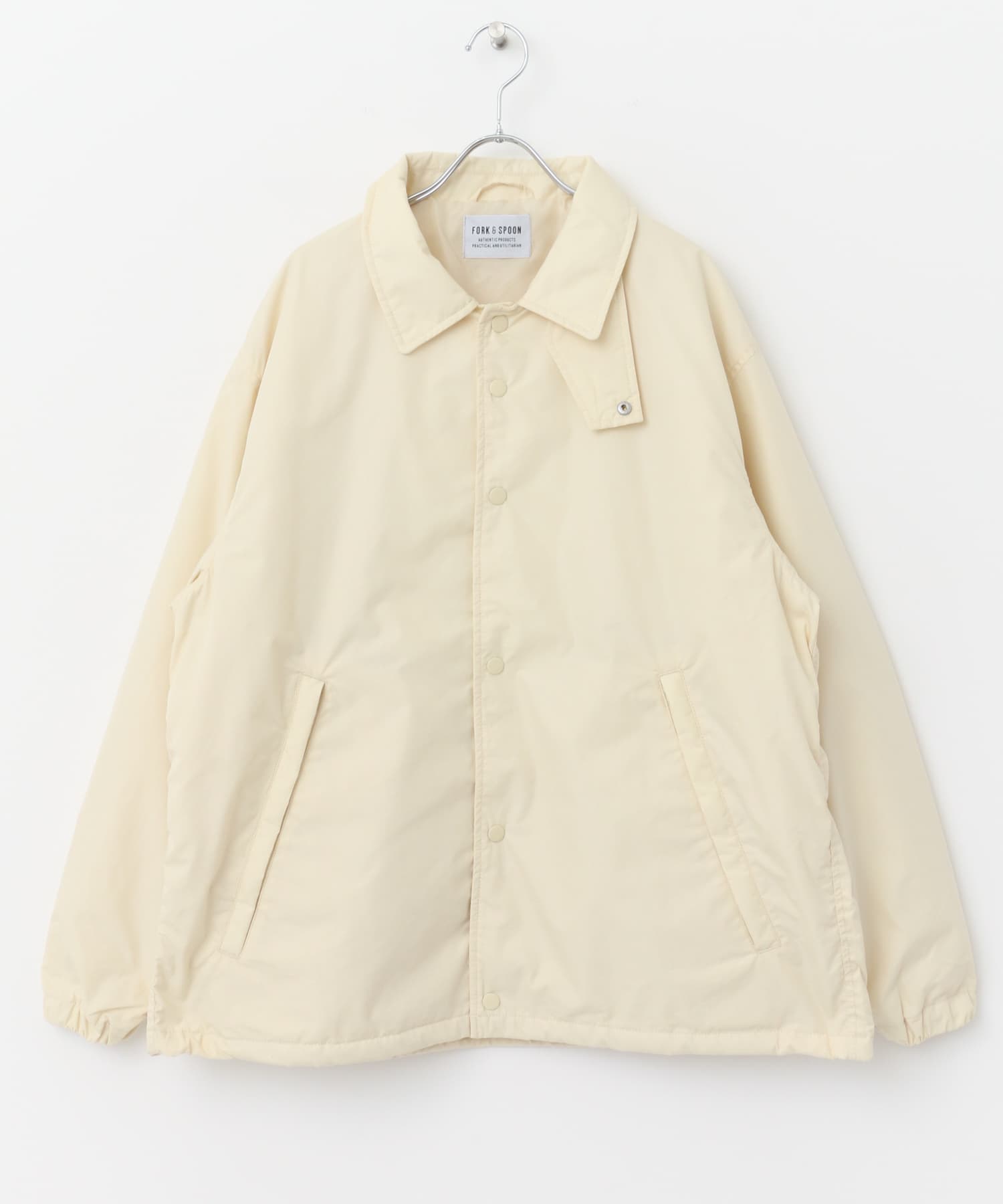 FORK&SPOON　パデットコーチジャケット IVORY 4