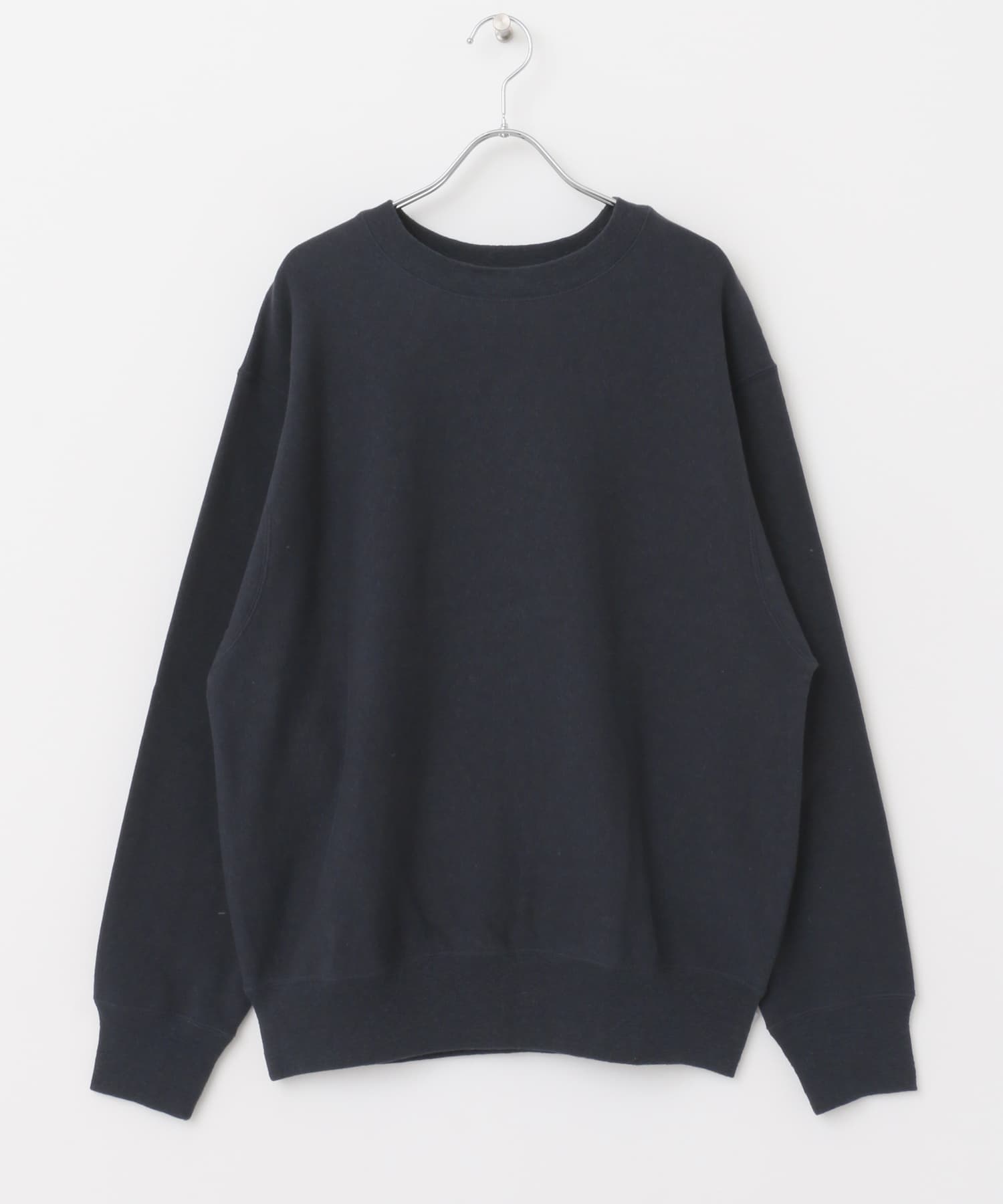 FORK&SPOON　スーピマコットン混反毛クルーネックスウェット CHARCOAL 4