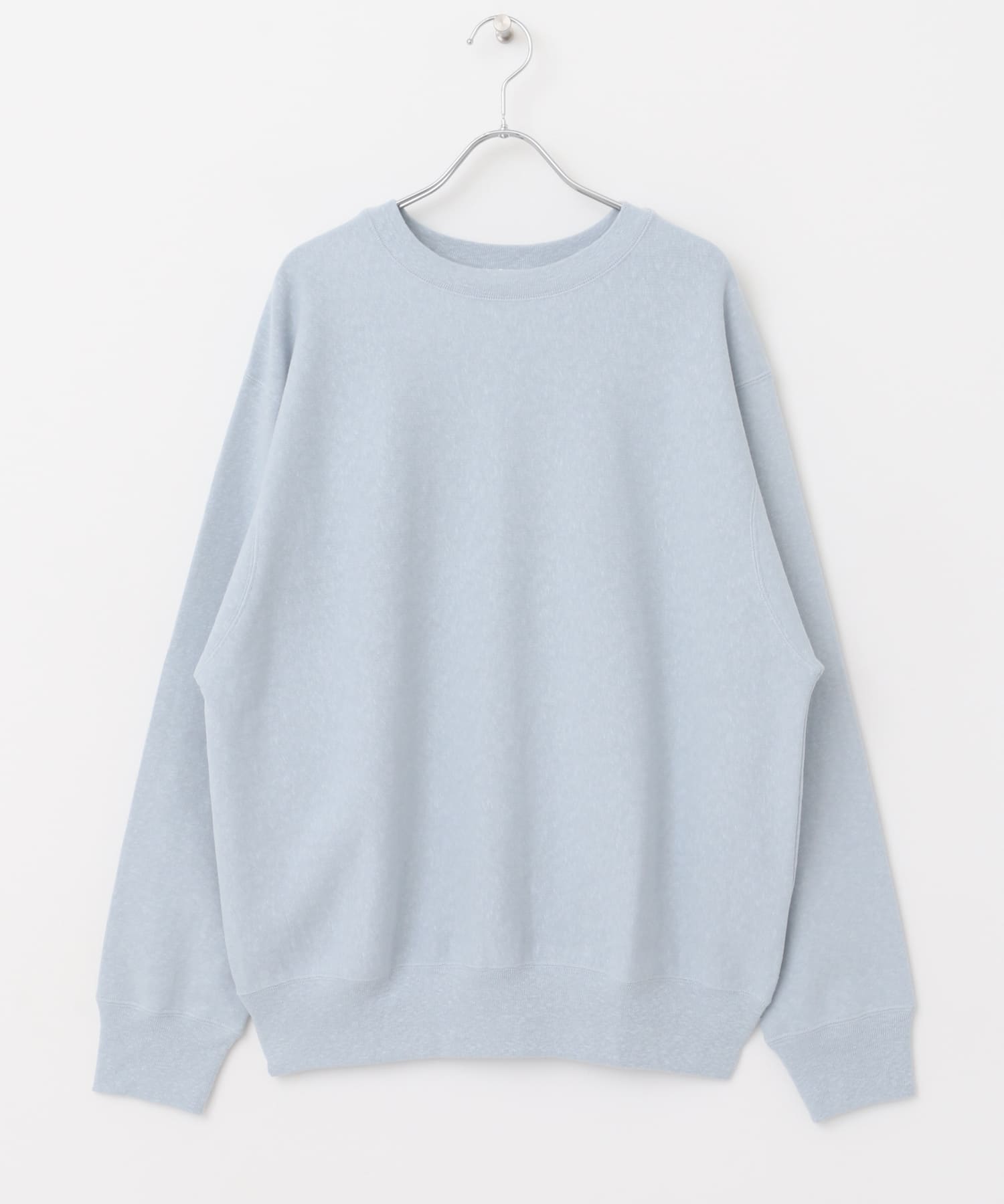 FORK&SPOON　スーピマコットン混反毛クルーネックスウェット LIGHTBLUE 4