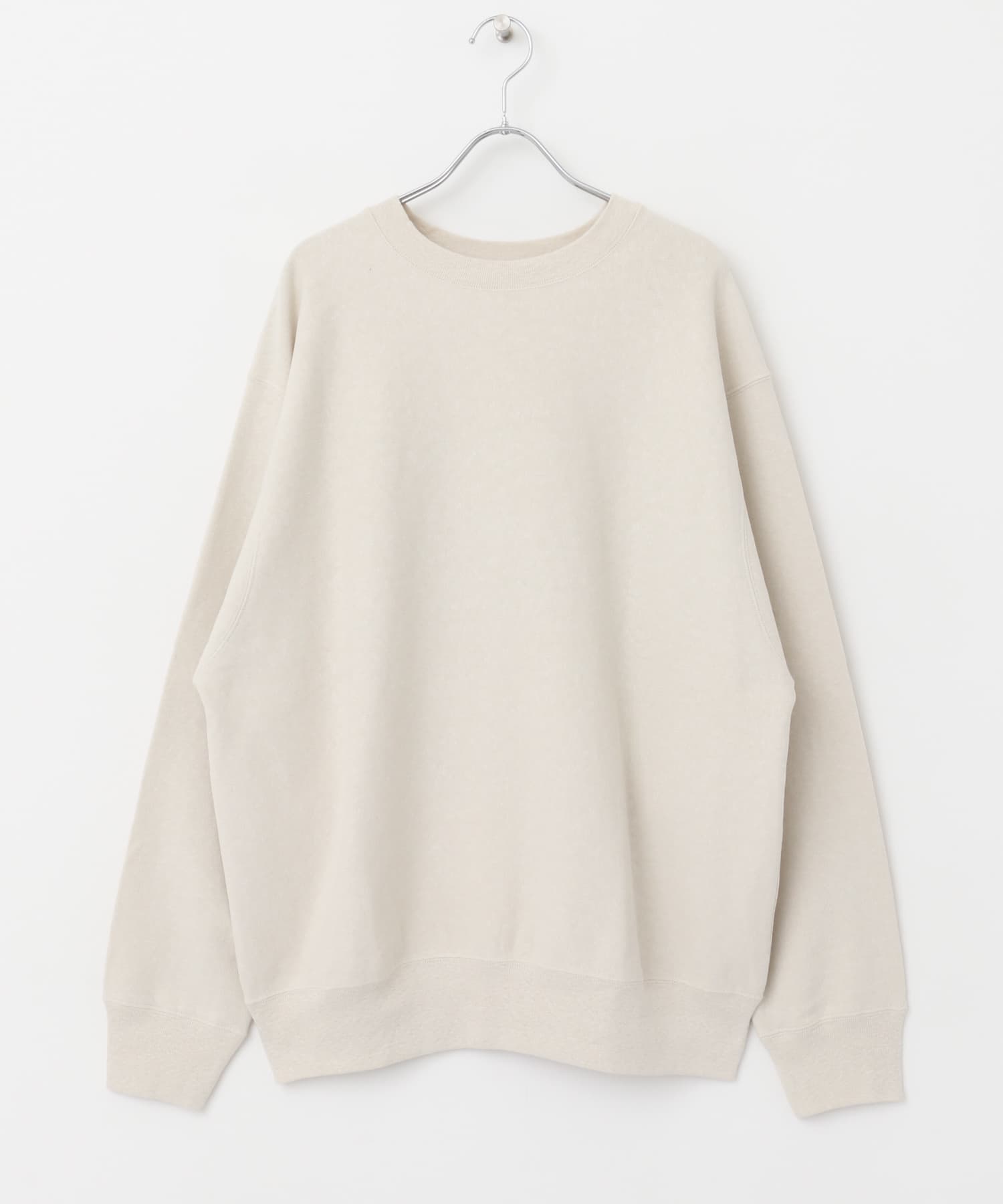 FORK&SPOON　スーピマコットン混反毛クルーネックスウェット IVORY 4