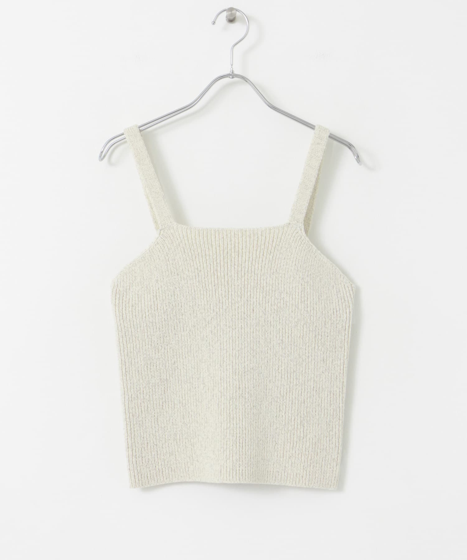 FORK&SPOON　ミックスヤーンニットビスチェ BEIGE 1