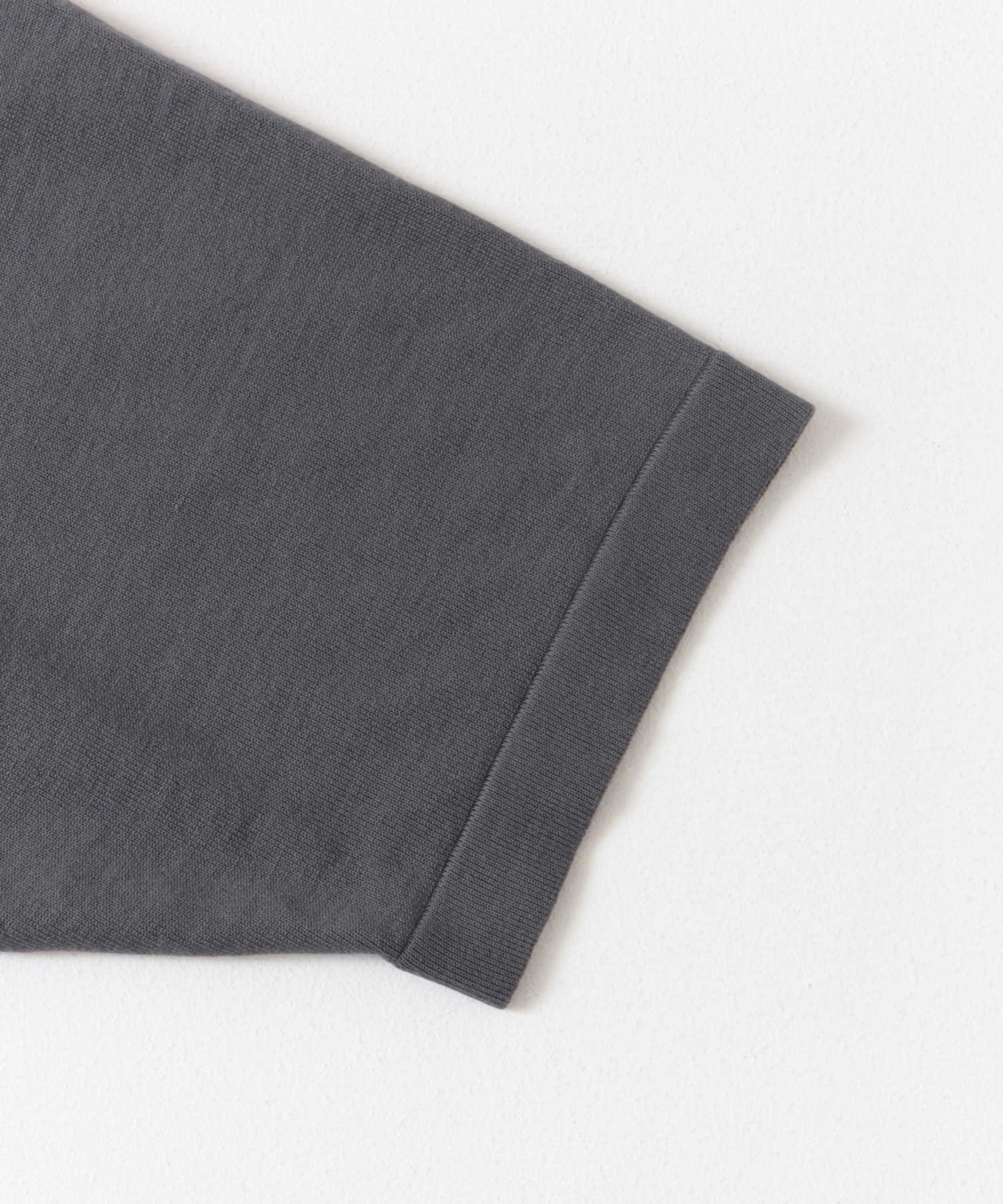 FORK&SPOON　ヘンリーネックニットTシャツ GRAY 4