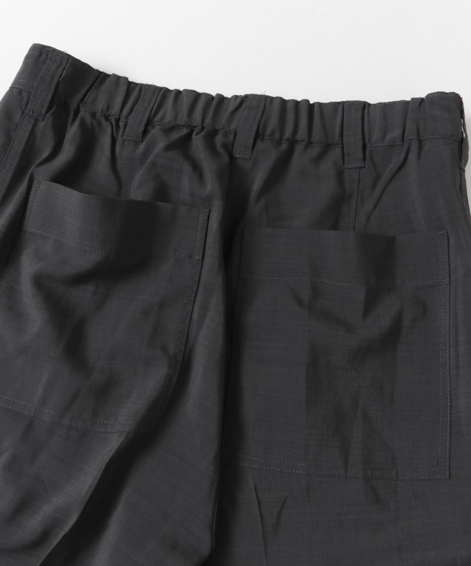 『セットアップ対応/速乾』FORK&SPOON　TEC LINENパンツ CHARCOAL 4